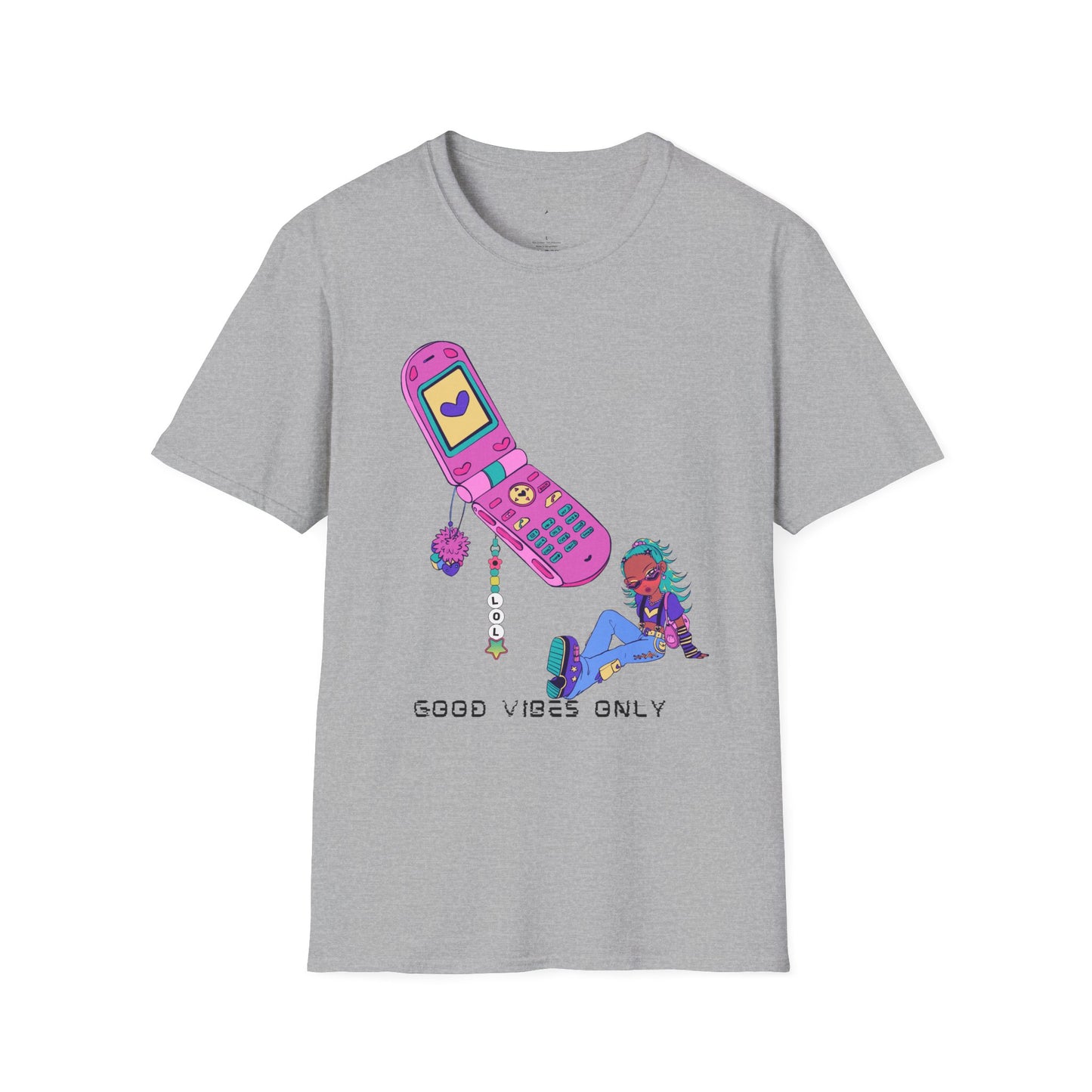 Good vibes only Y2K Retro Unisex Softstyle T-Shirt