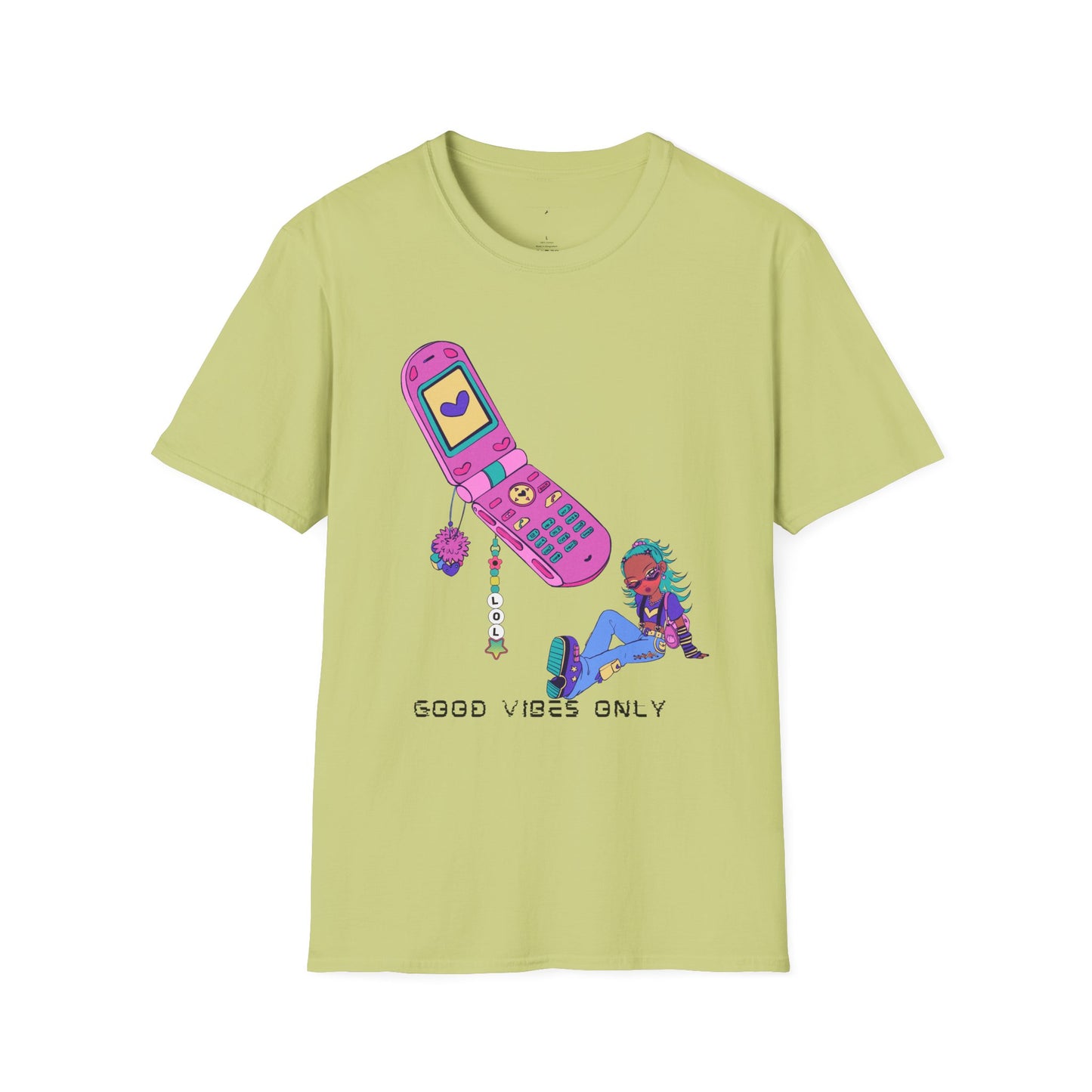 Good vibes only Y2K Retro Unisex Softstyle T-Shirt