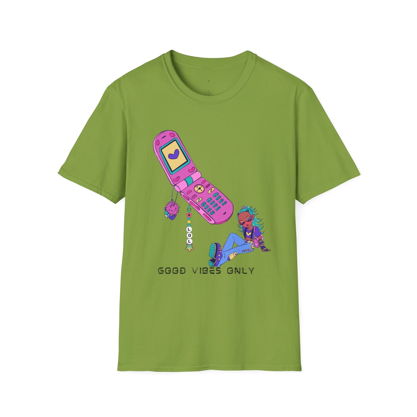 Good vibes only Y2K Retro Unisex Softstyle T-Shirt