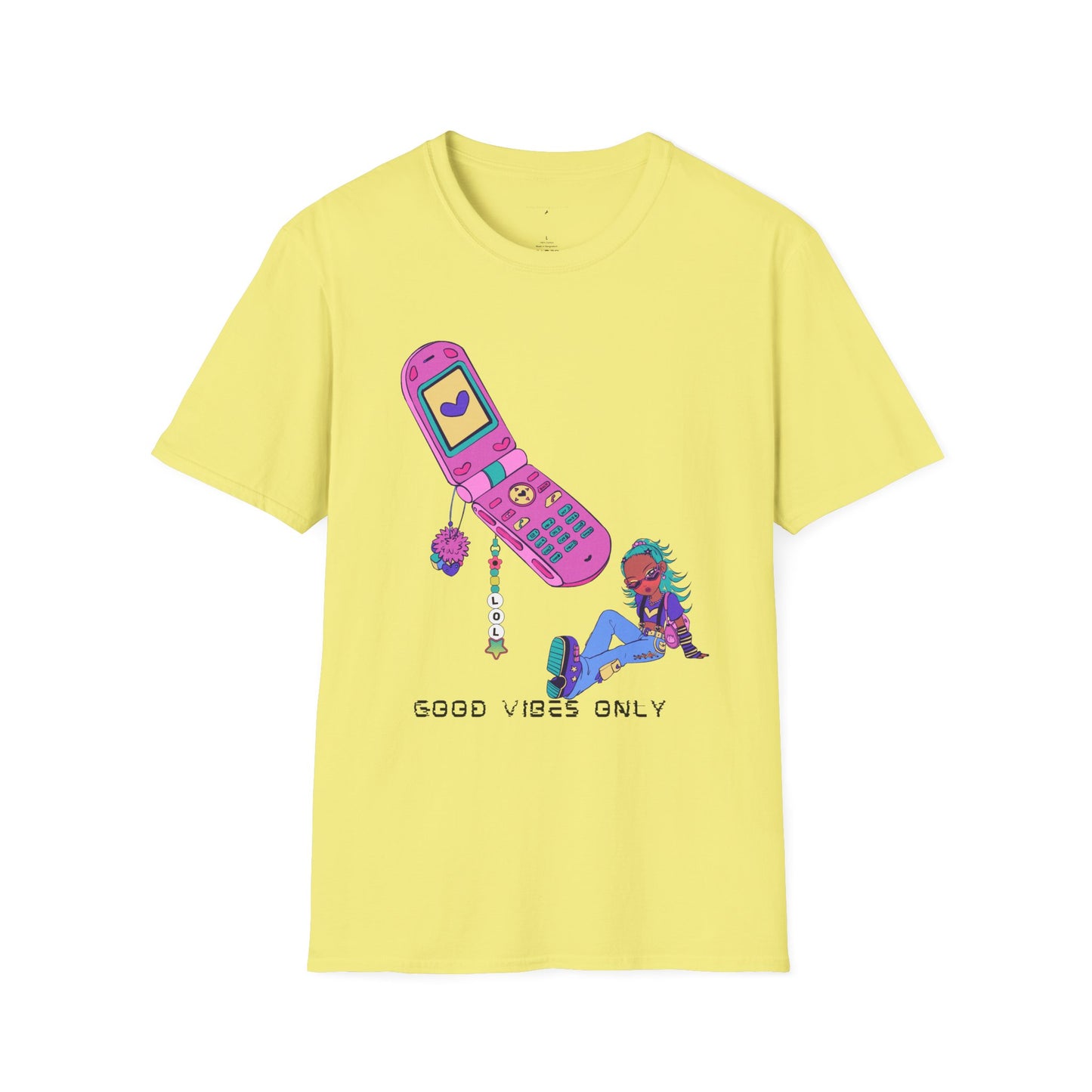 Good vibes only Y2K Retro Unisex Softstyle T-Shirt