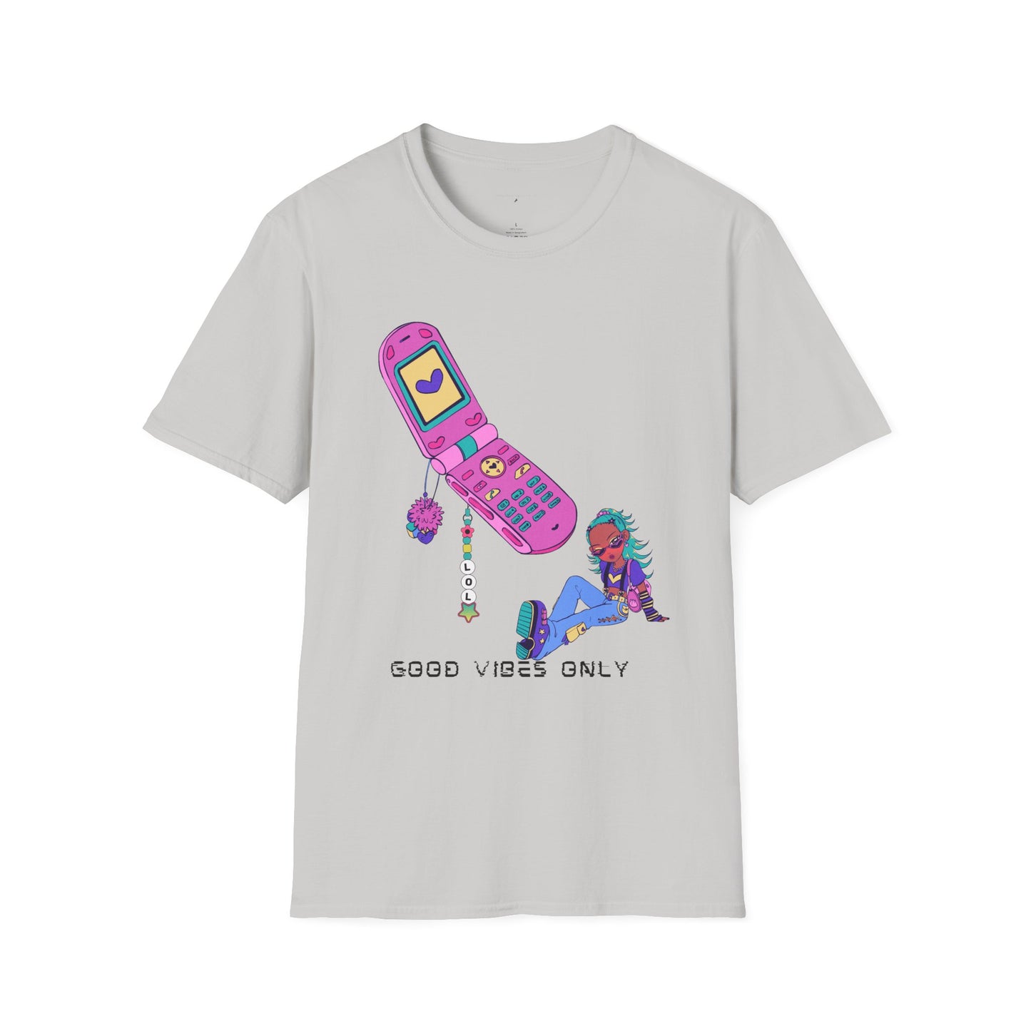 Good vibes only Y2K Retro Unisex Softstyle T-Shirt