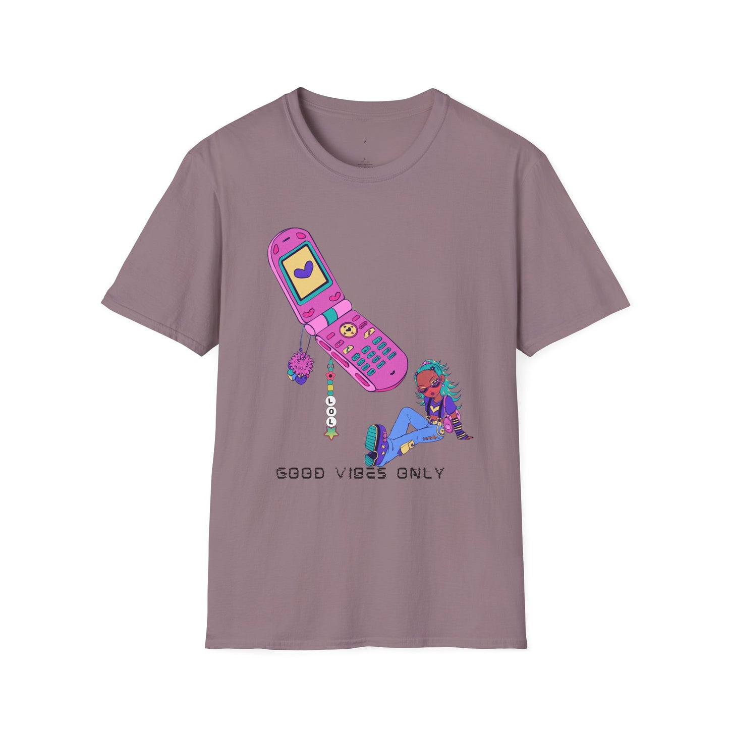 Good vibes only Y2K Retro Unisex Softstyle T-Shirt