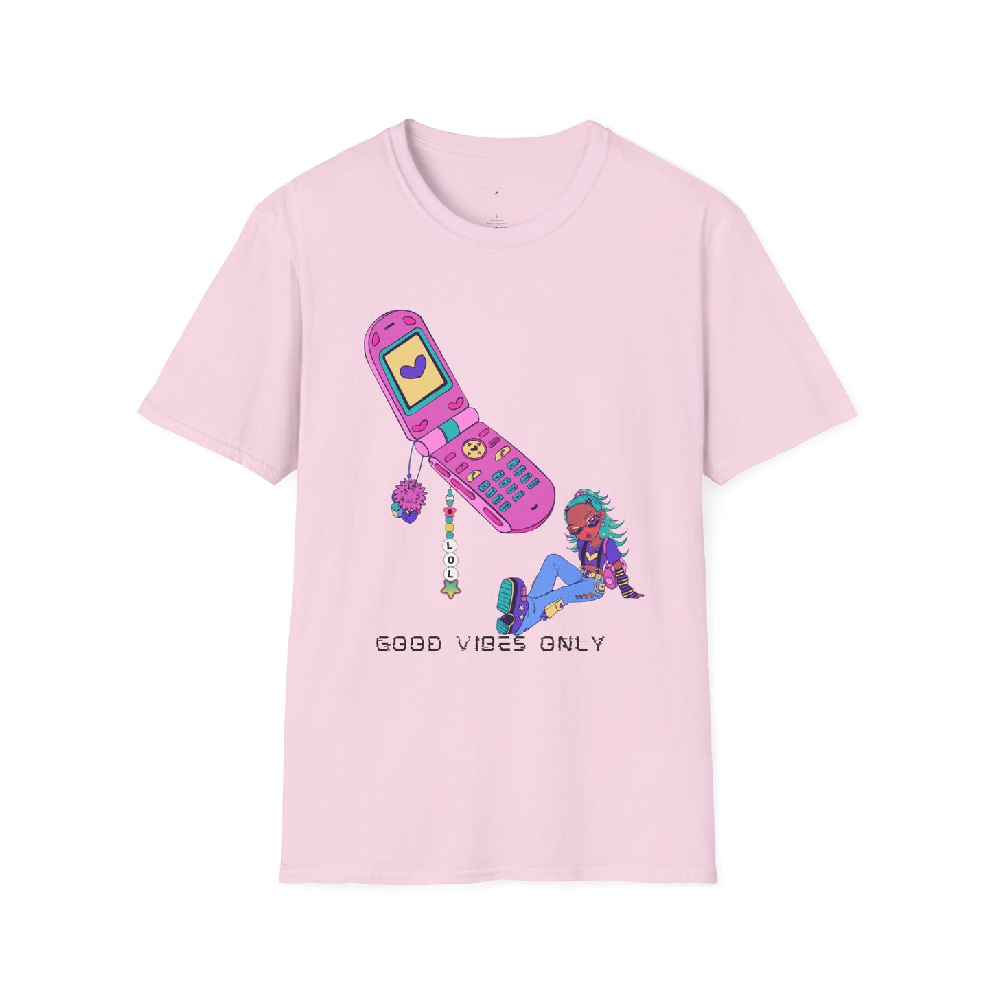 Good vibes only Y2K Retro Unisex Softstyle T-Shirt