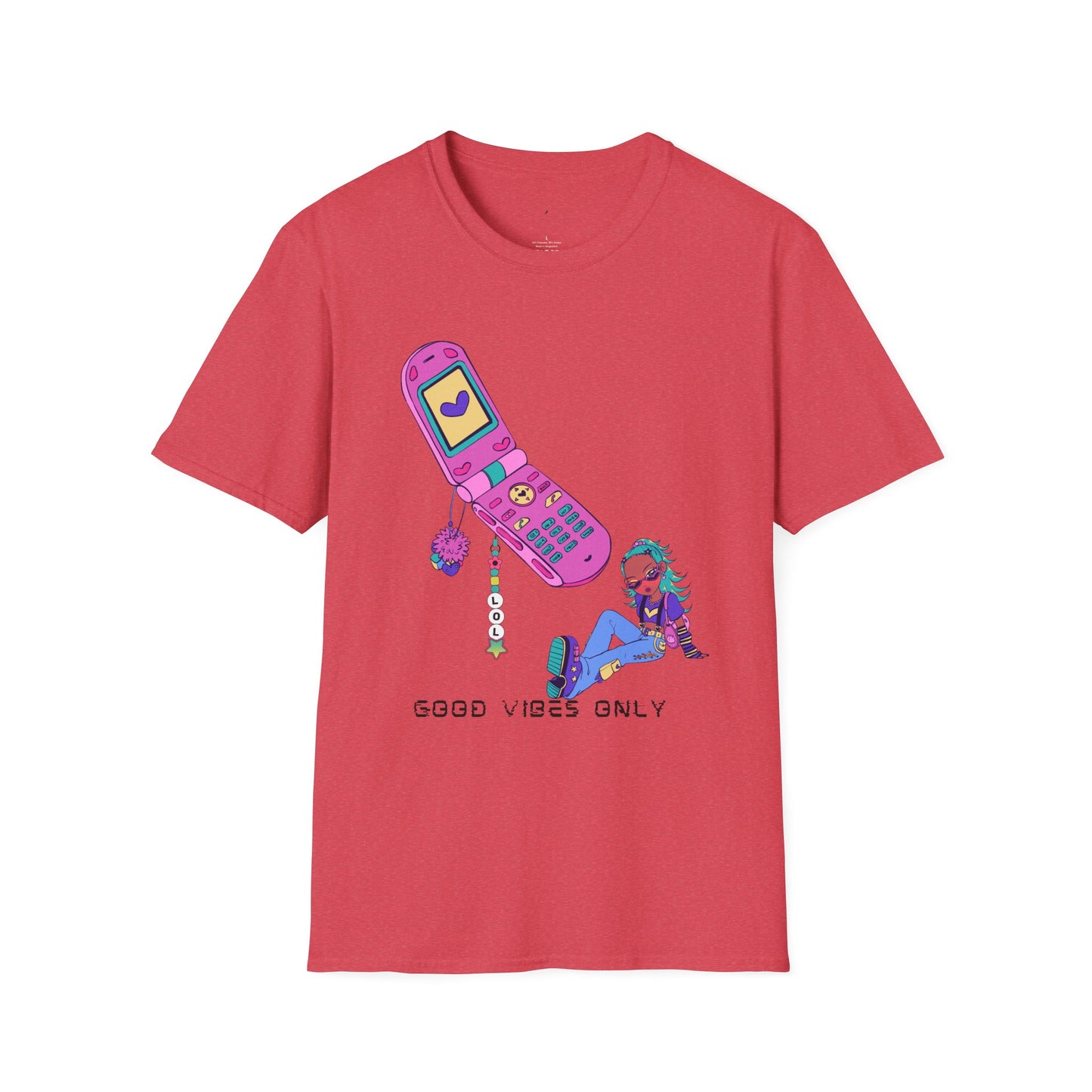 Good vibes only Y2K Retro Unisex Softstyle T-Shirt