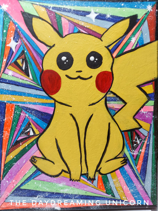 Artwork Painting Pikachu