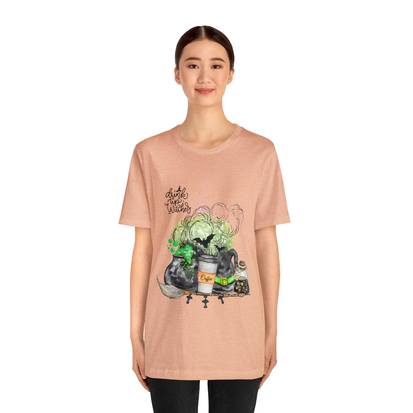 Halloween Witch Unisex Jersey Short Sleeve Tee