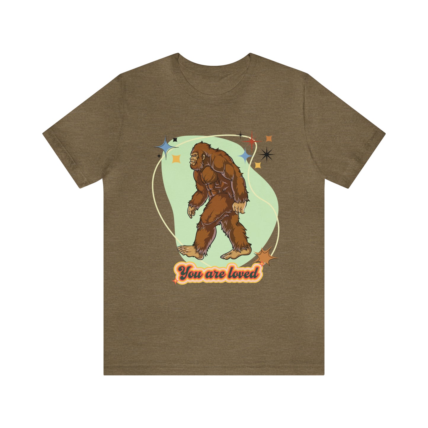 Bigfoot You are loved Unisex Jersey Short Sleeve Tee