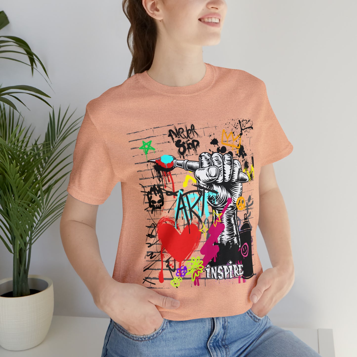 Artist graffiti urban Unisex Jersey Short Sleeve Tee