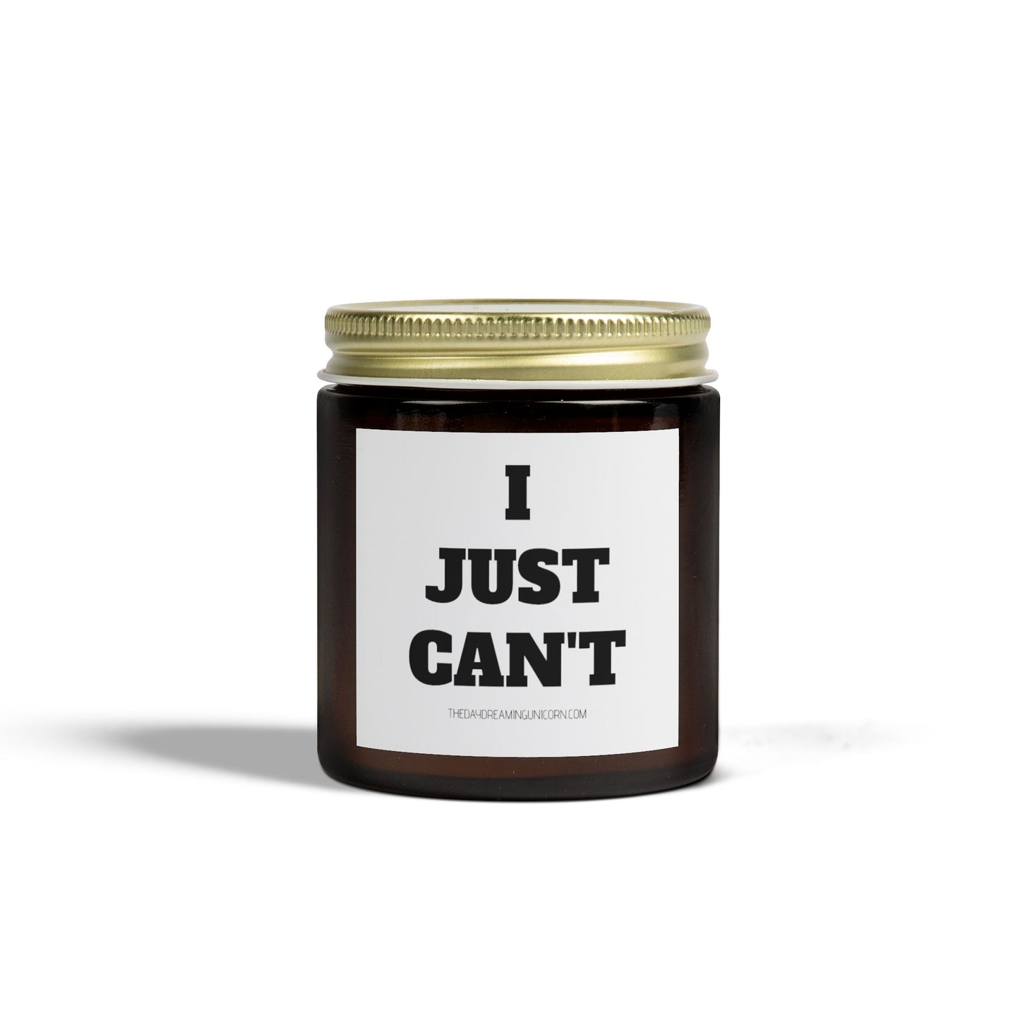 I just can't Scented Coconut Apricot Candles (4oz, 9oz)