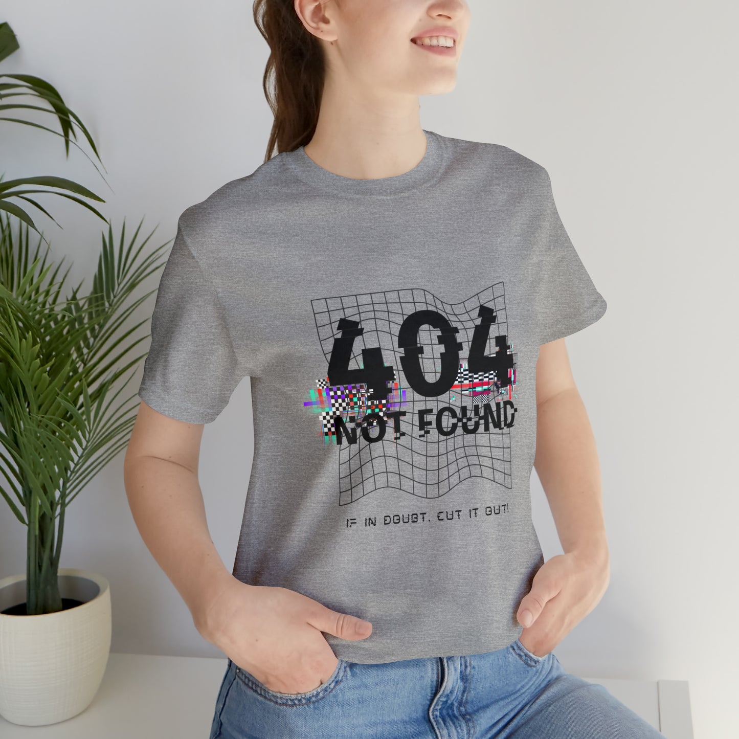 404 Not found Unisex Jersey Short Sleeve Tee