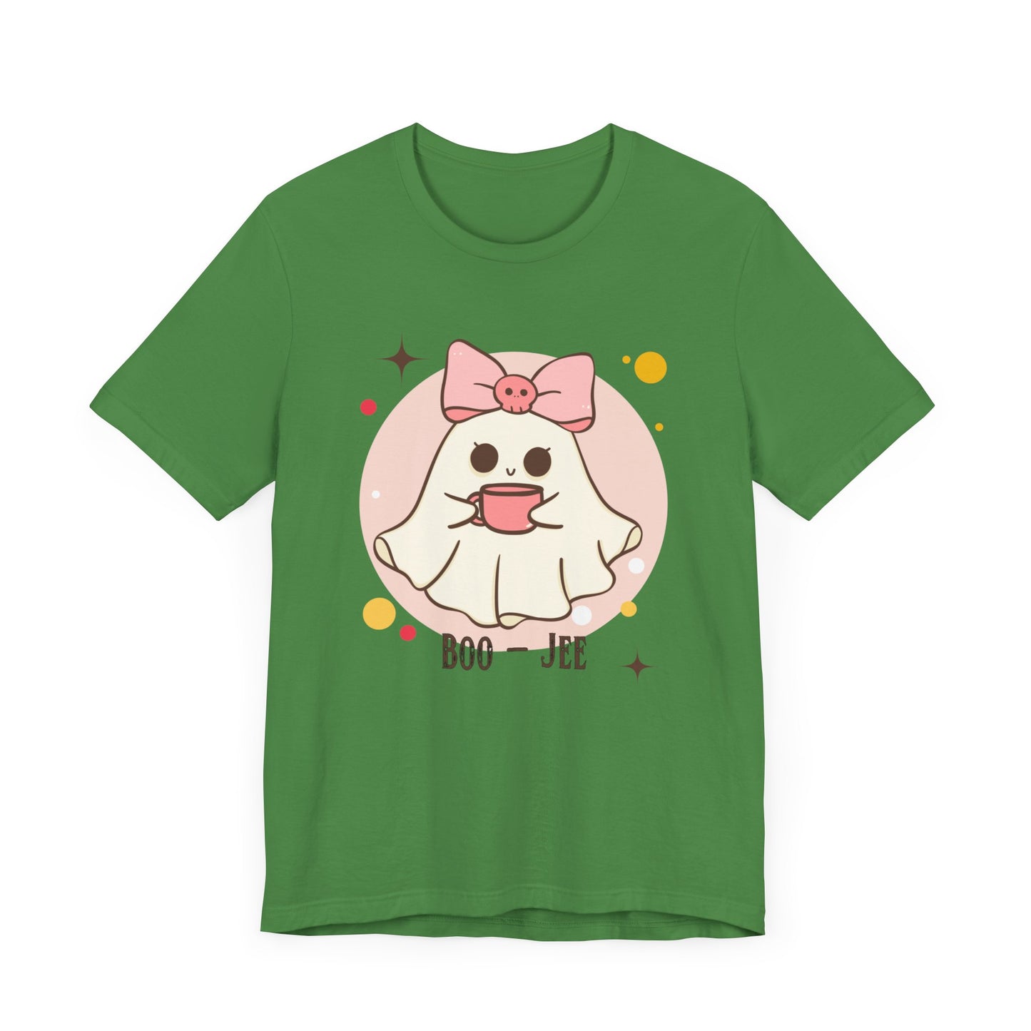 Kawaii coffee ghost Unisex Jersey Short Sleeve Tee