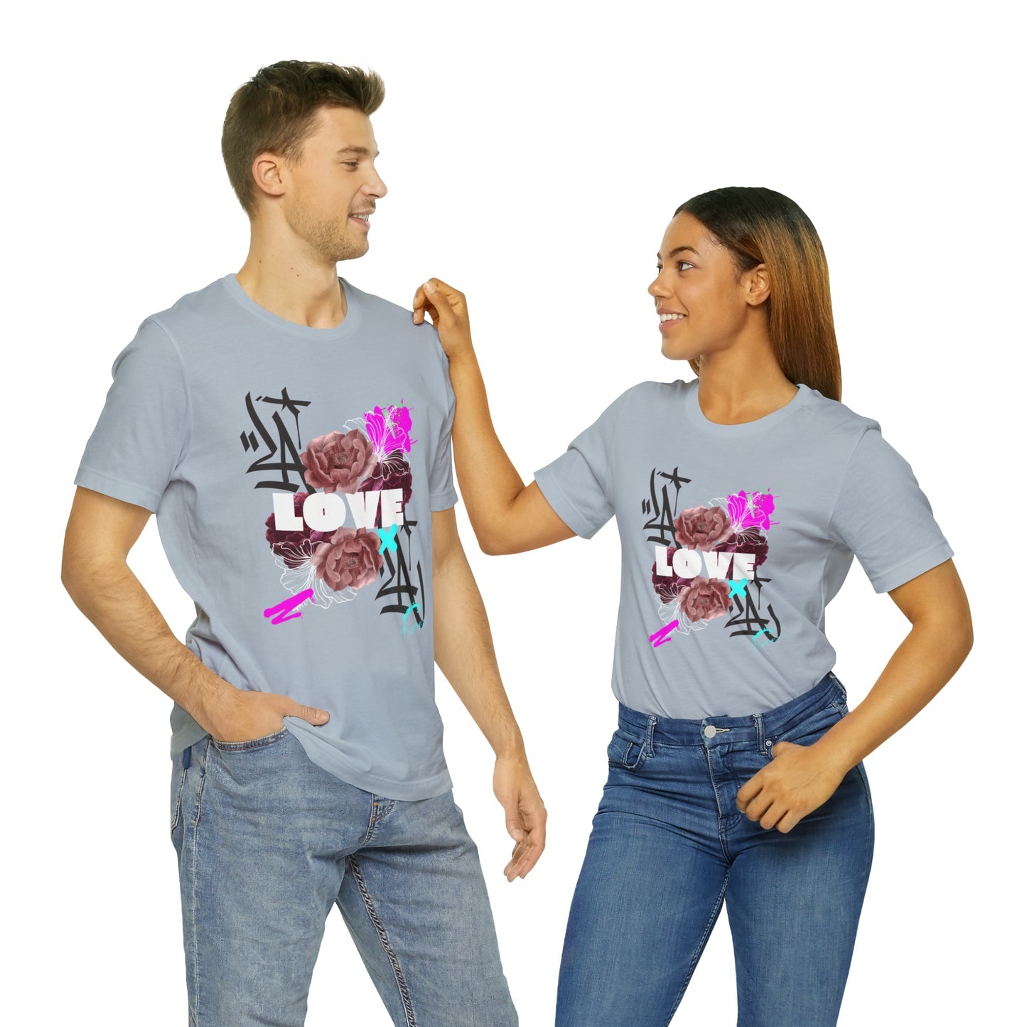 Love Urban streetwear Unisex Jersey Short Sleeve Tee