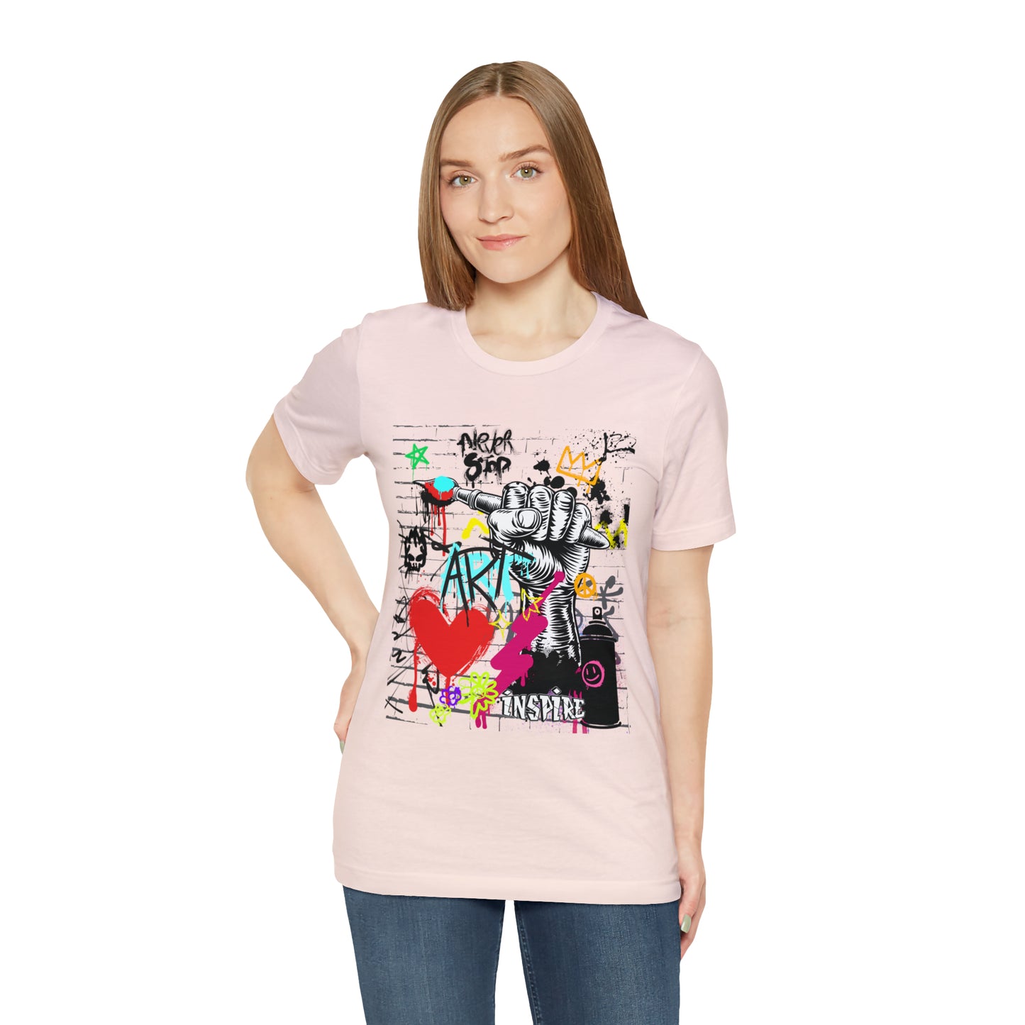 Artist graffiti urban Unisex Jersey Short Sleeve Tee