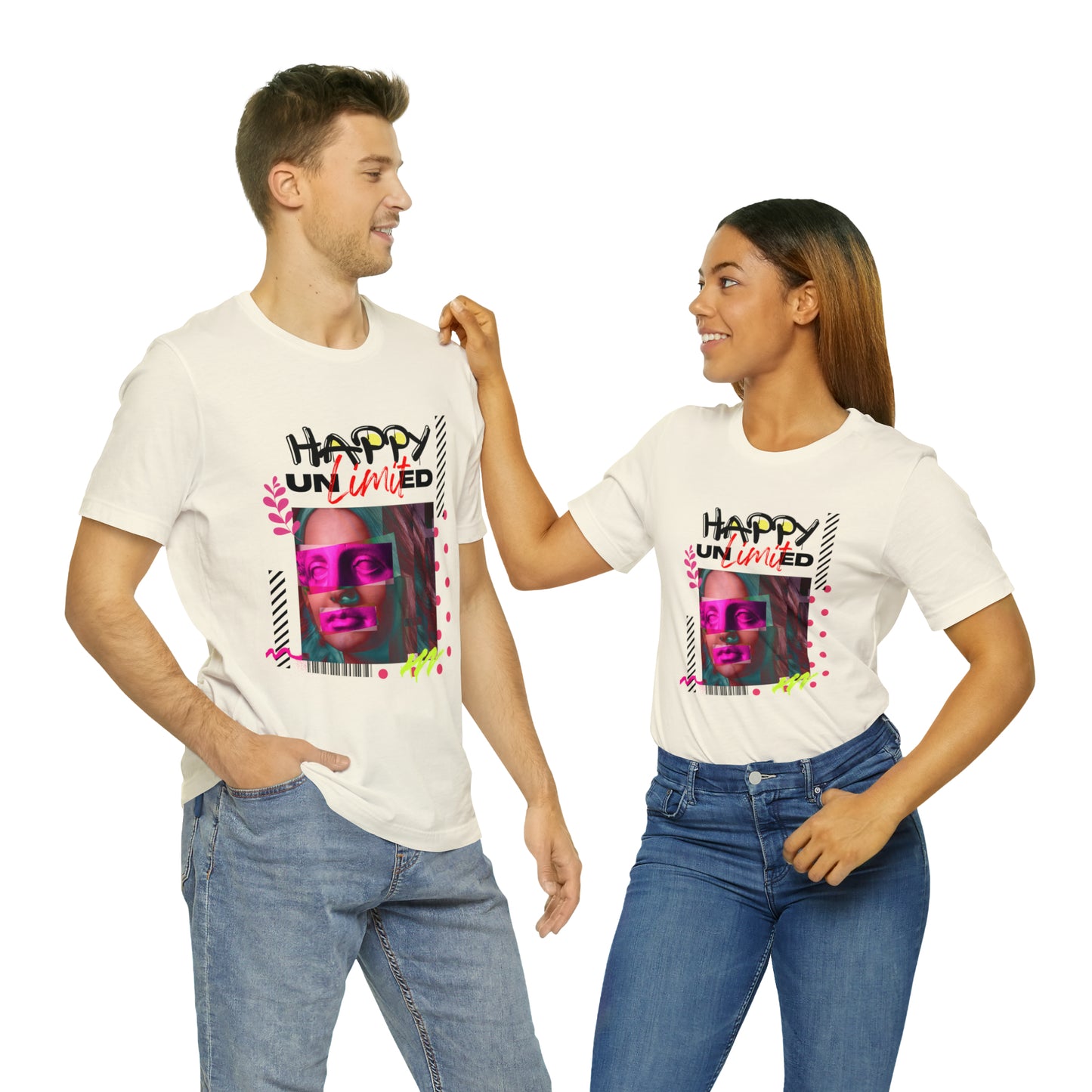 Happy unlimited urban streetwear Unisex Jersey Short Sleeve Tee