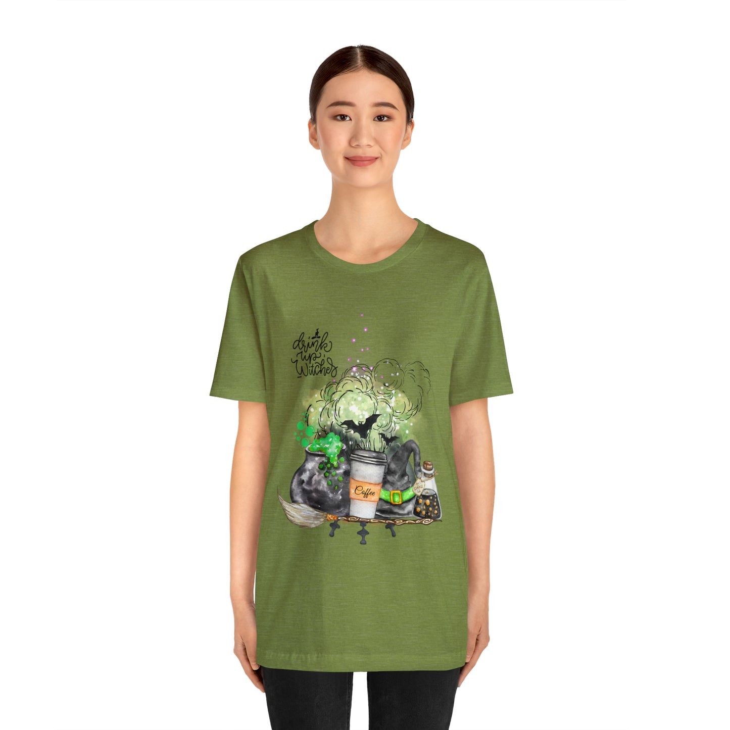 Halloween Witch Unisex Jersey Short Sleeve Tee