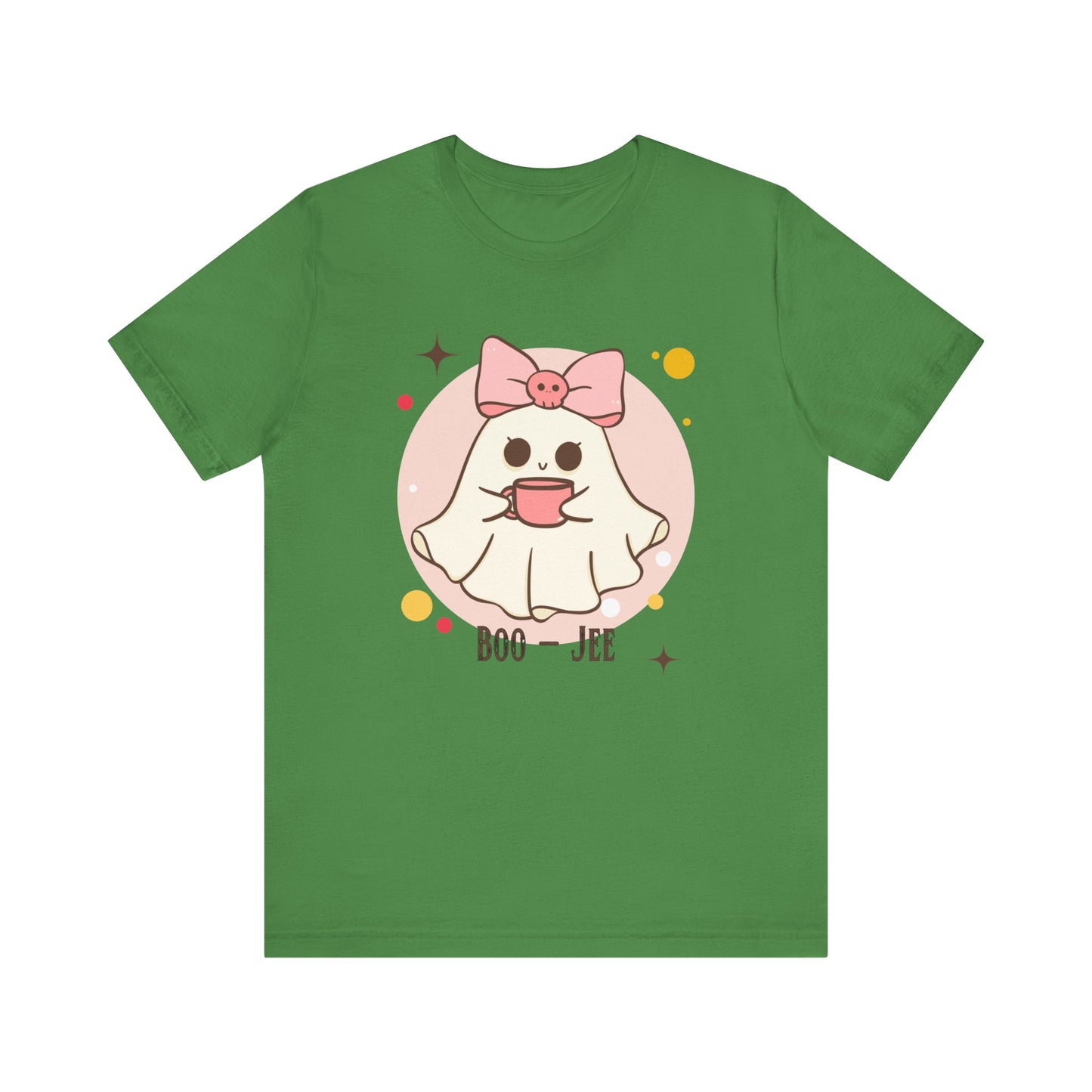 Kawaii coffee ghost Unisex Jersey Short Sleeve Tee