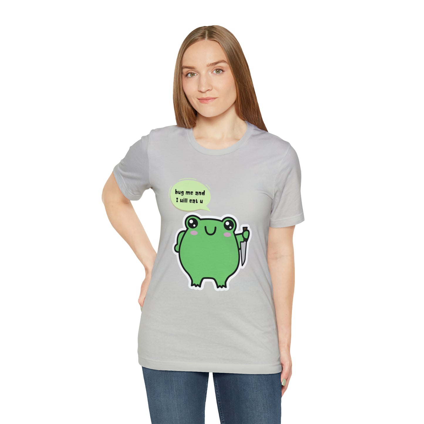 Frog kawaii cute Unisex Jersey Short Sleeve Tee