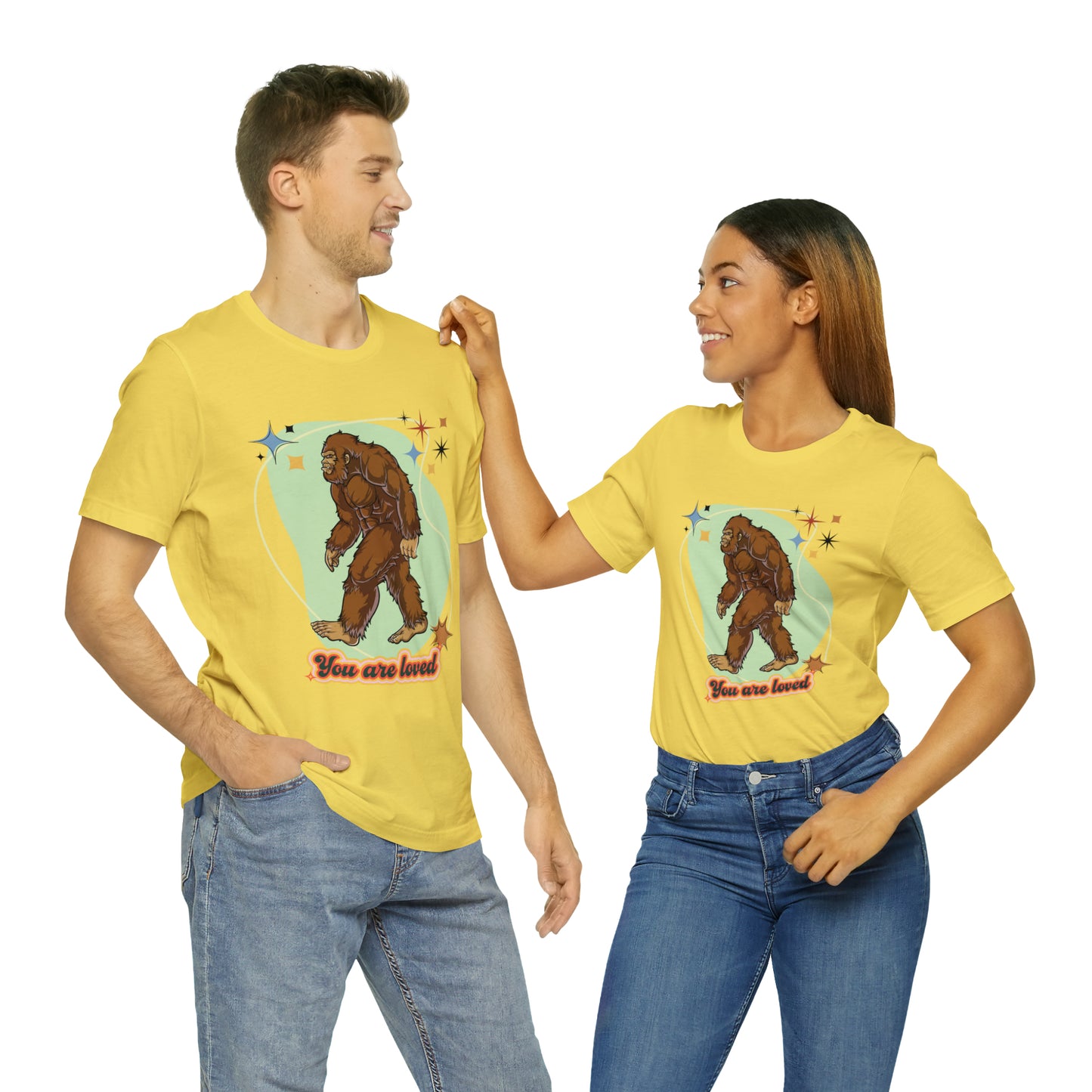 Bigfoot You are loved Unisex Jersey Short Sleeve Tee