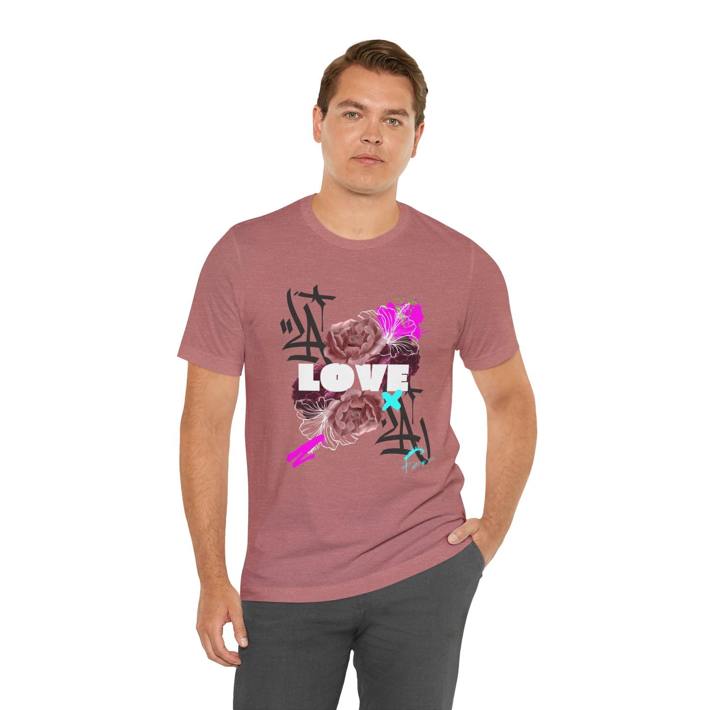 Love Urban streetwear Unisex Jersey Short Sleeve Tee