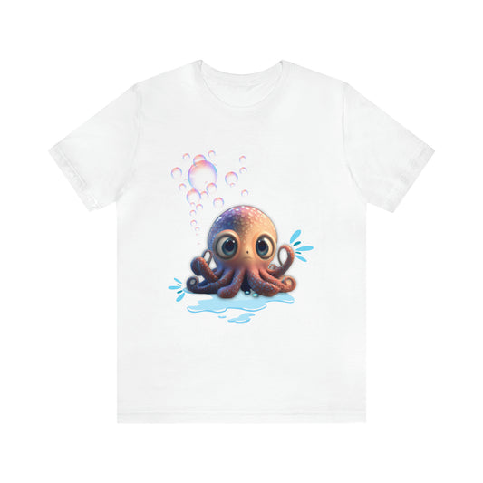 Kawaii Octopus Unisex Jersey Short Sleeve Tee