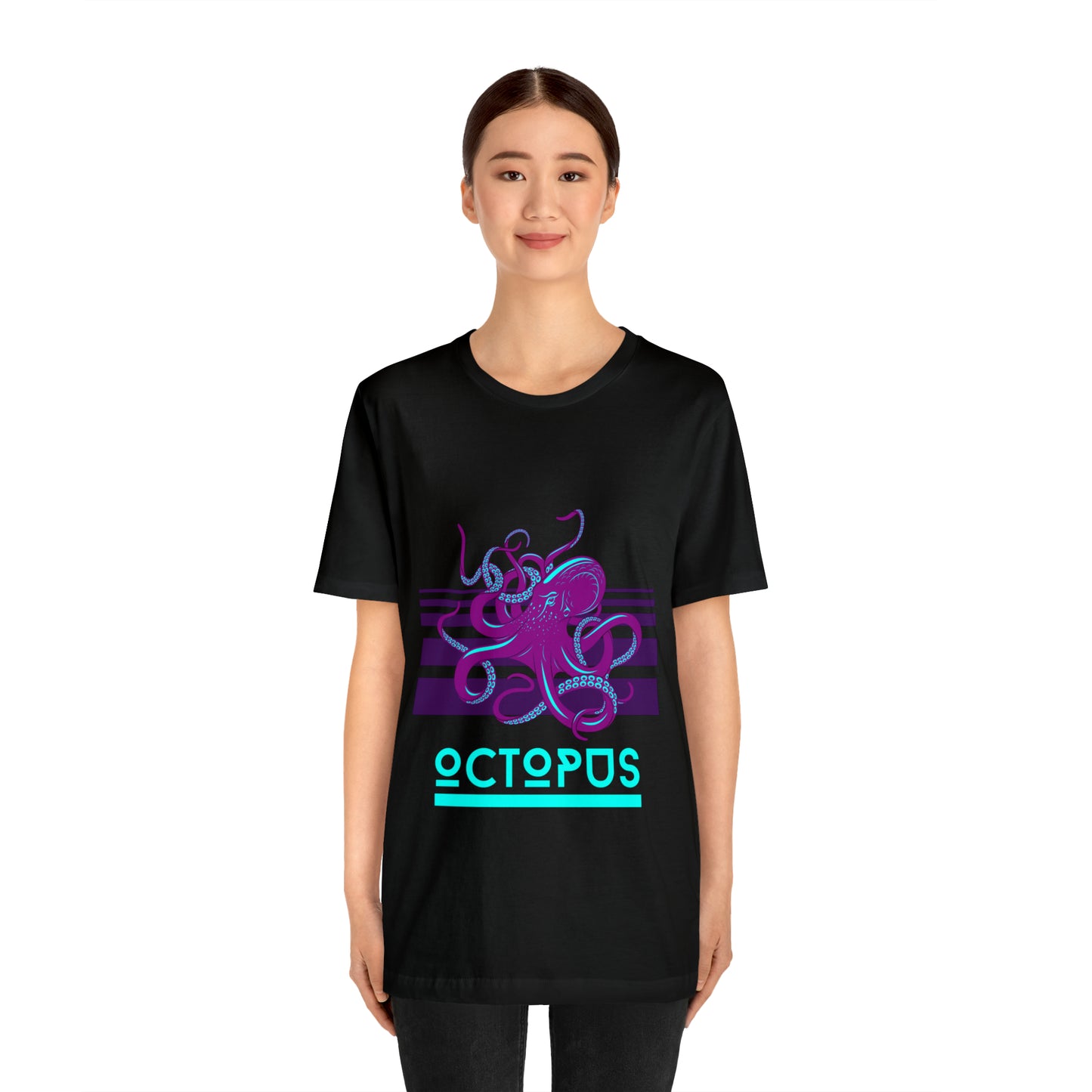 Octopus retro Unisex Jersey Short Sleeve Tee