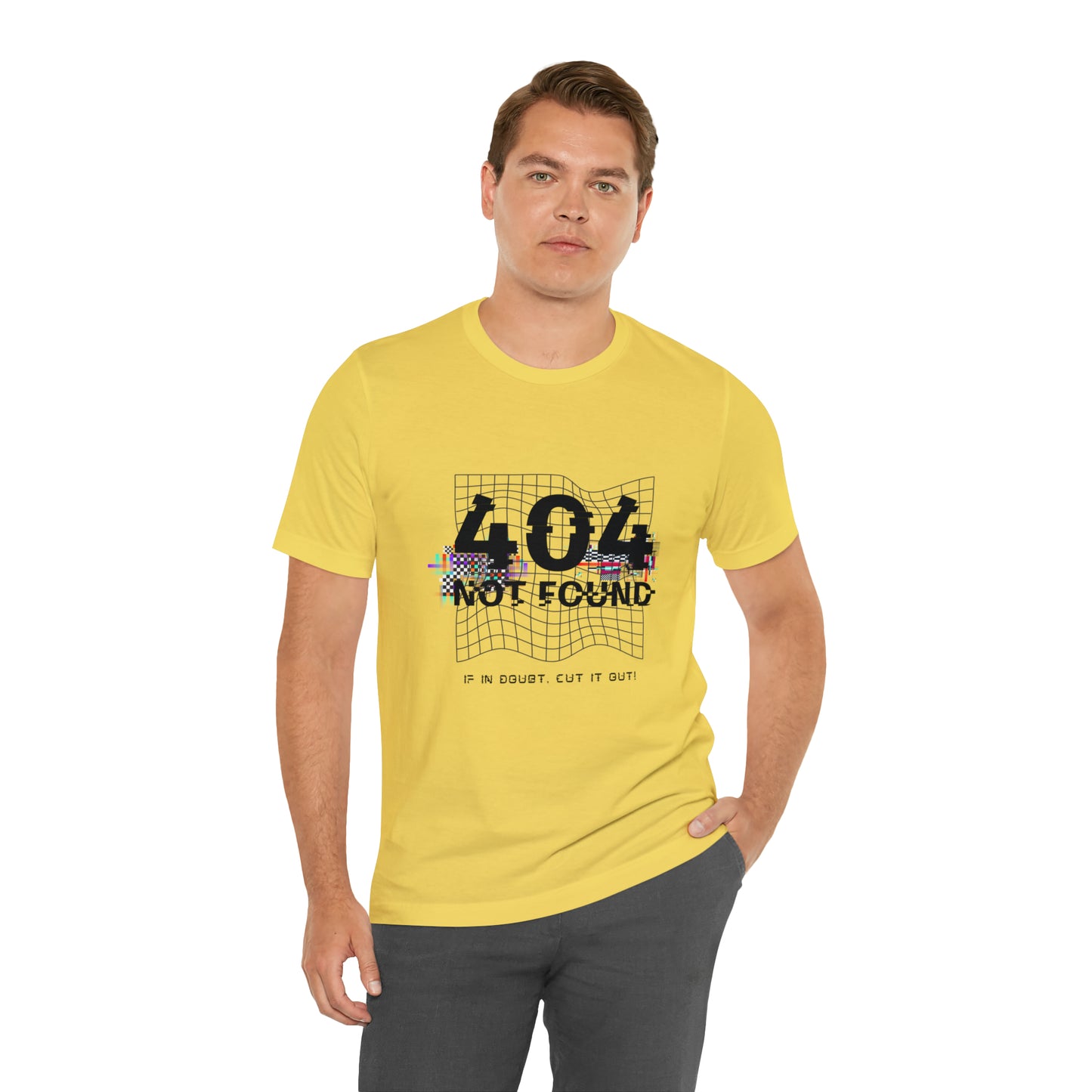 404 Not found Unisex Jersey Short Sleeve Tee