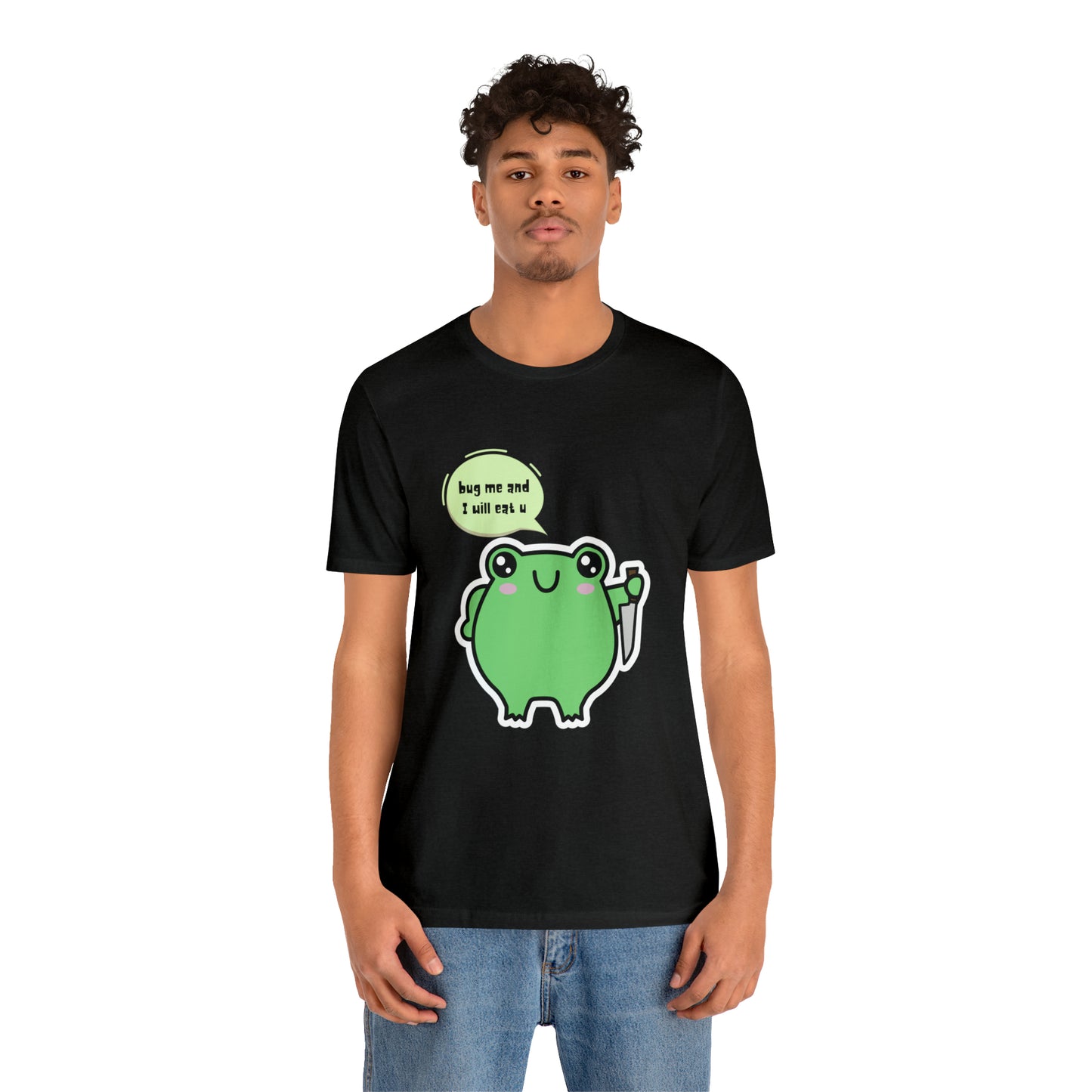 Frog kawaii cute Unisex Jersey Short Sleeve Tee