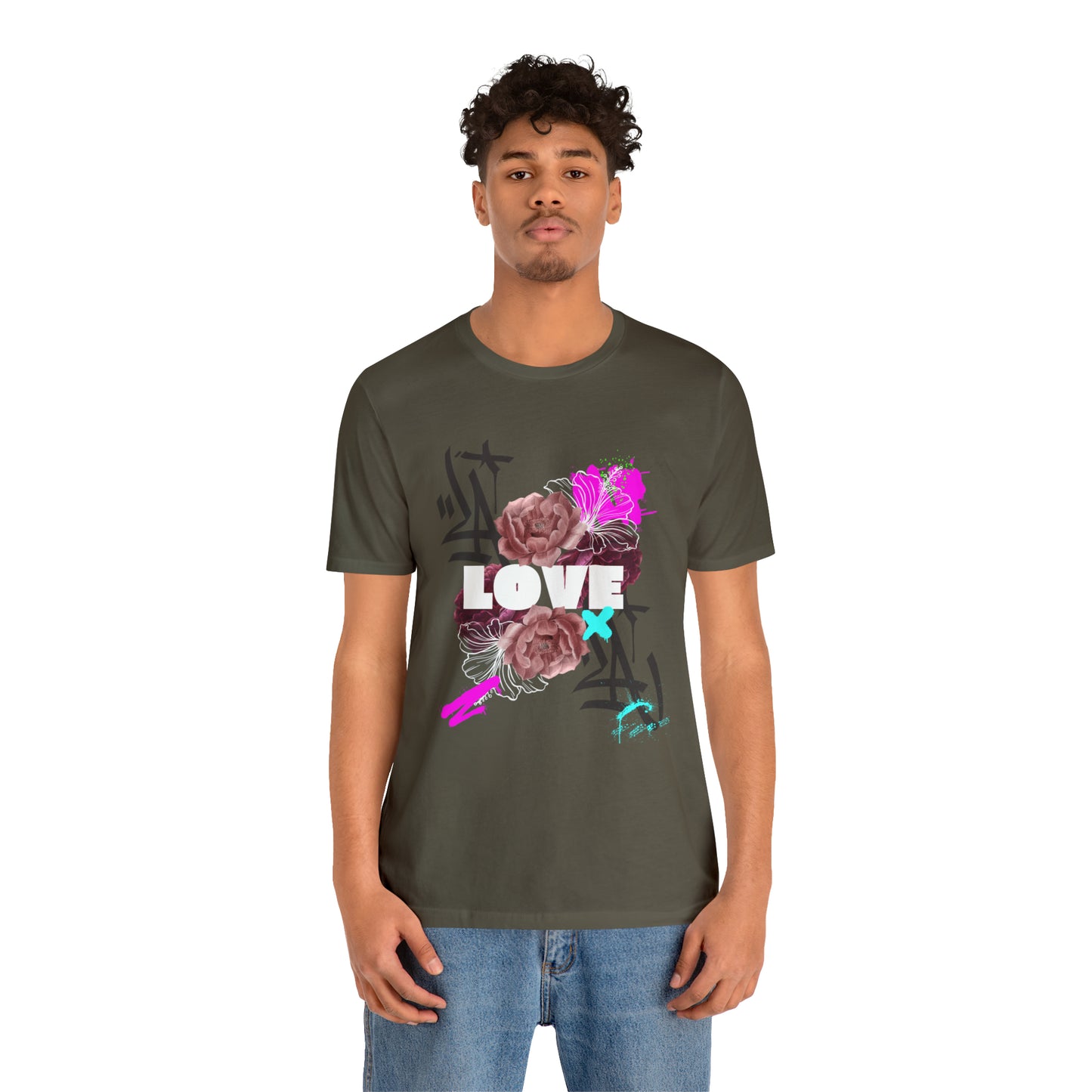 Love Urban streetwear Unisex Jersey Short Sleeve Tee