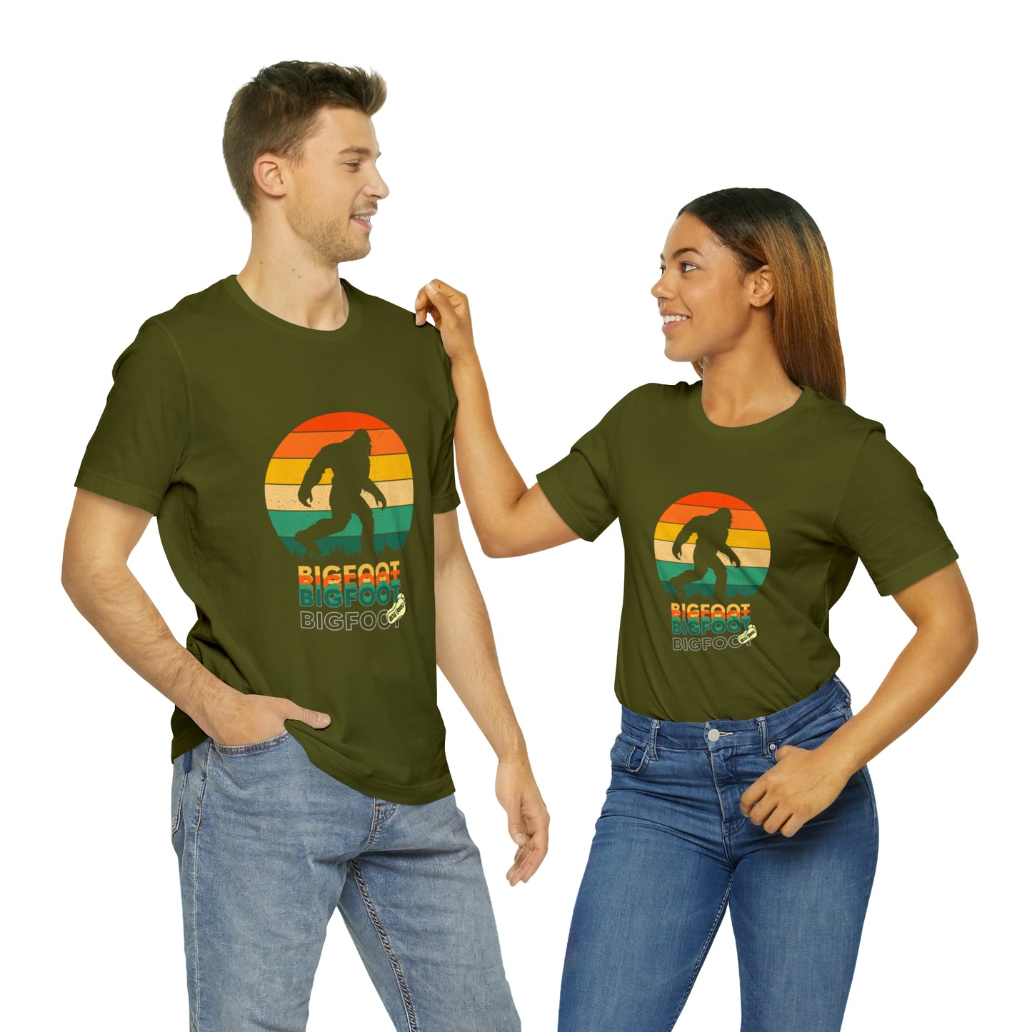 Bigfoot retro Unisex Jersey Short Sleeve Tee