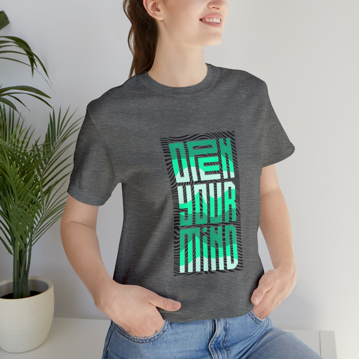 Open your Mind Unisex Jersey Short Sleeve Tee