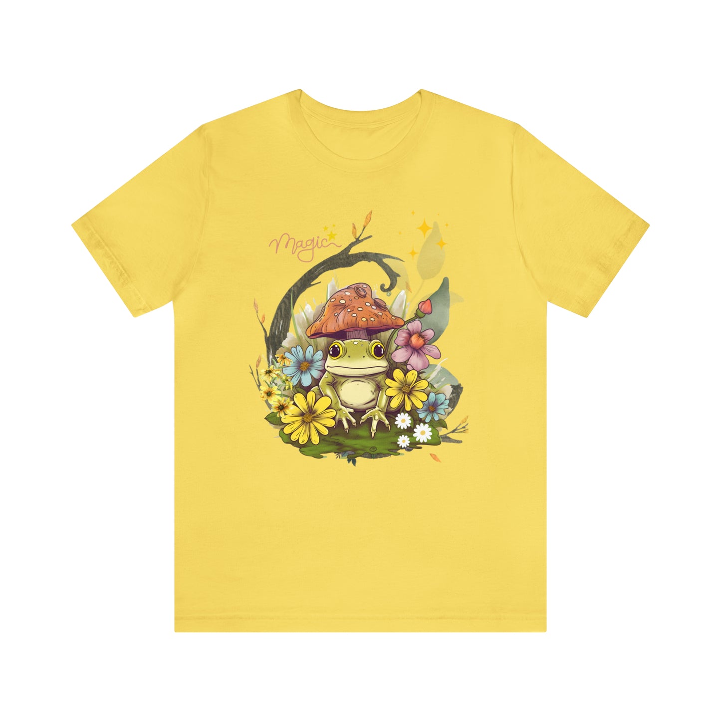 Frog magic kawaii cute Unisex Jersey Short Sleeve Tee