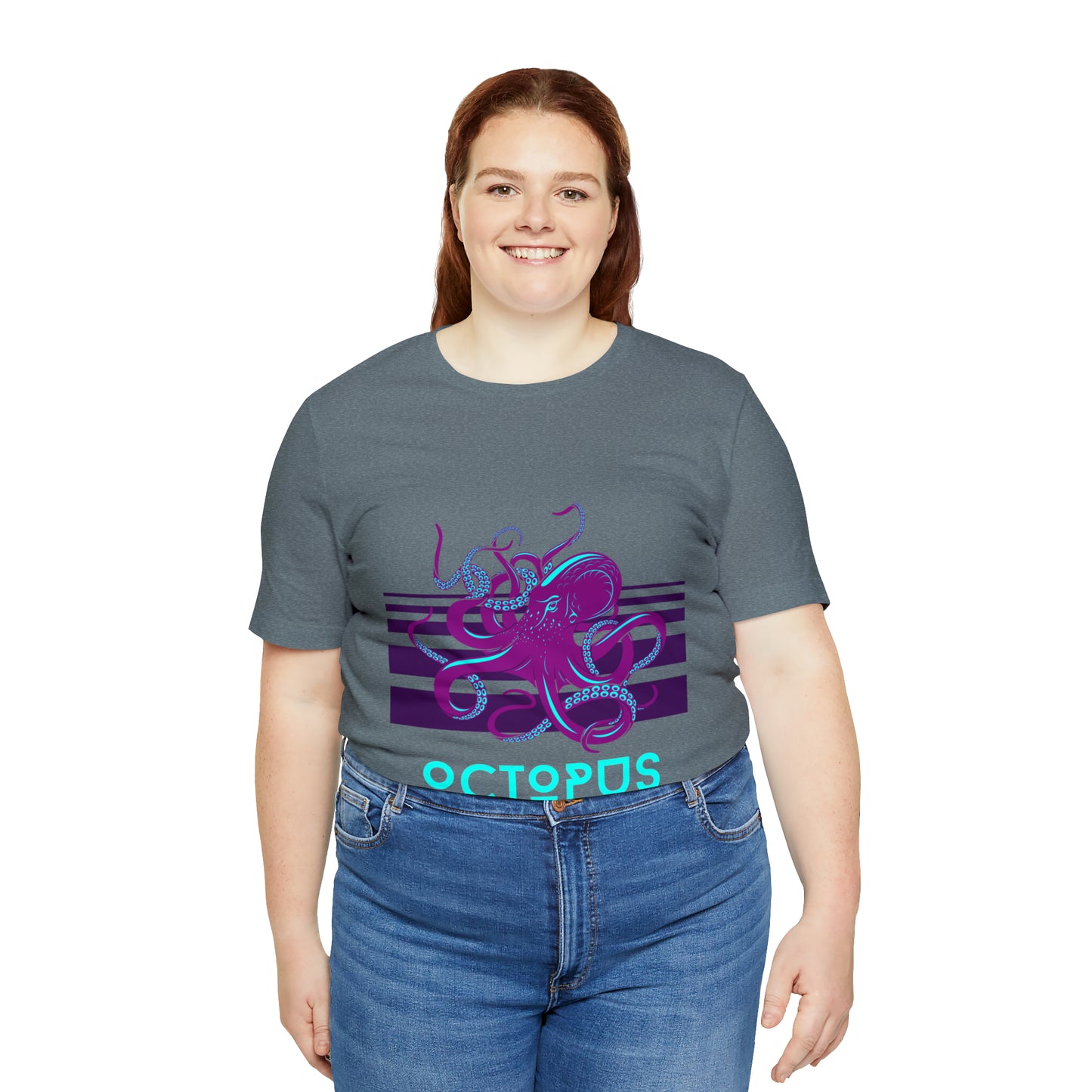 Octopus retro Unisex Jersey Short Sleeve Tee