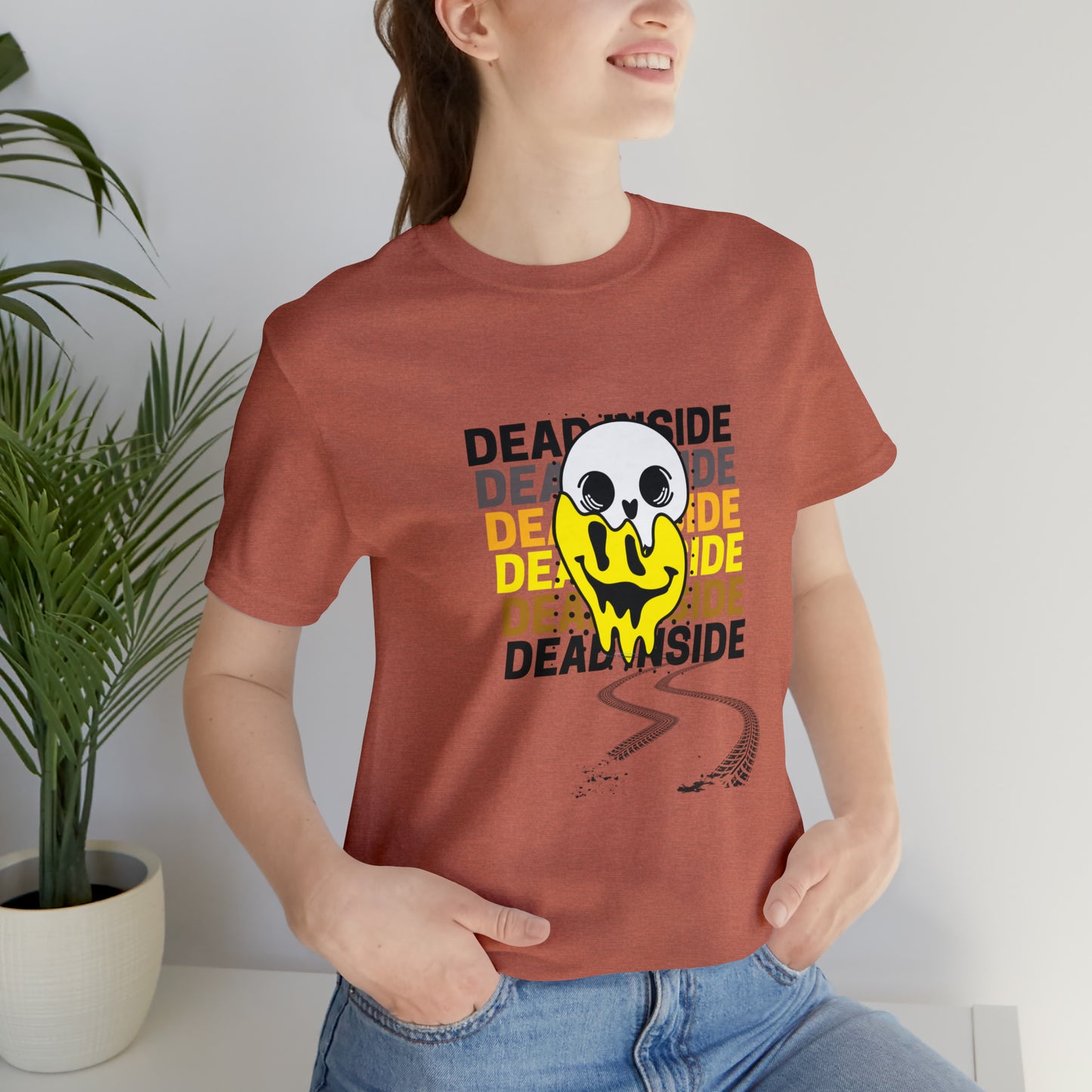 Dead Inside Urban streetwear Unisex Jersey Short Sleeve Tee