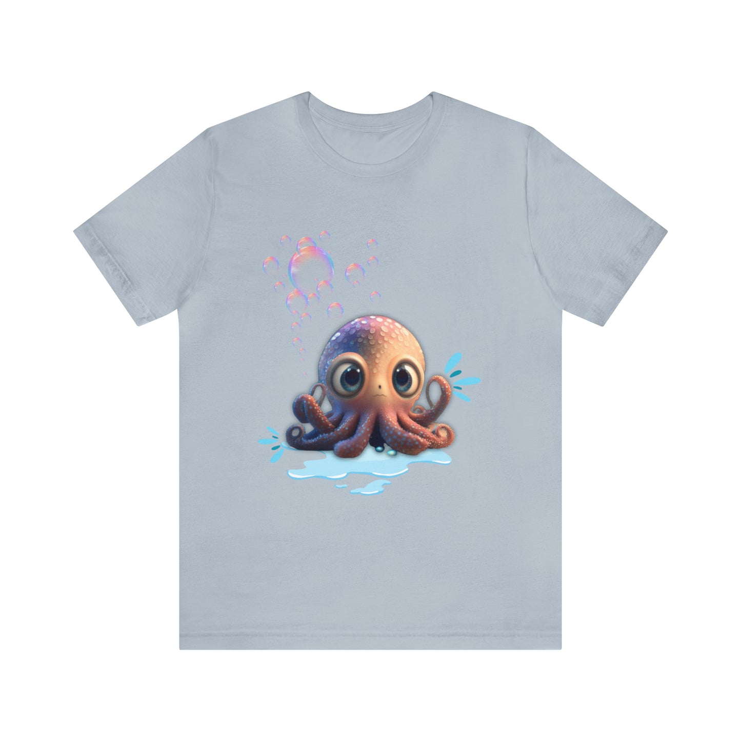 Kawaii Octopus Unisex Jersey Short Sleeve Tee