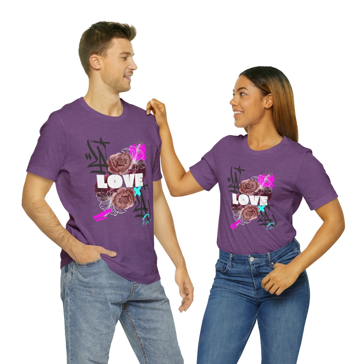 Love Urban streetwear Unisex Jersey Short Sleeve Tee