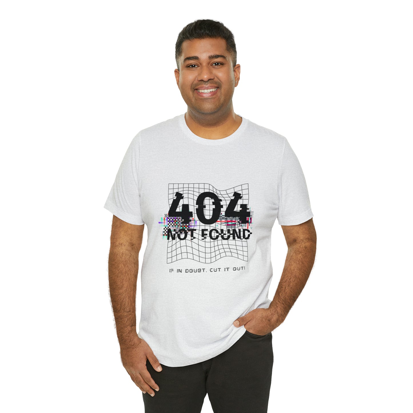 404 Not found Unisex Jersey Short Sleeve Tee