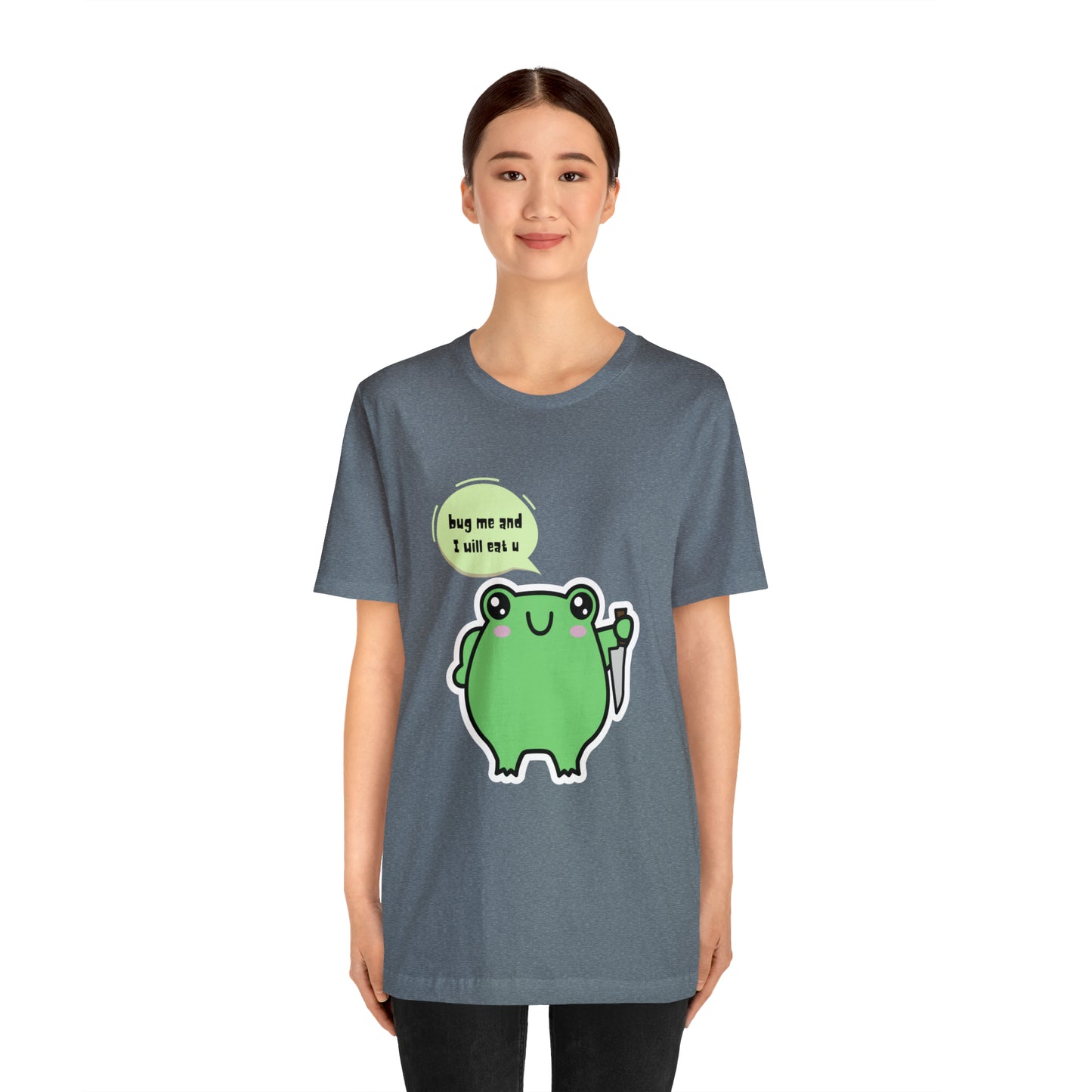 Frog kawaii cute Unisex Jersey Short Sleeve Tee