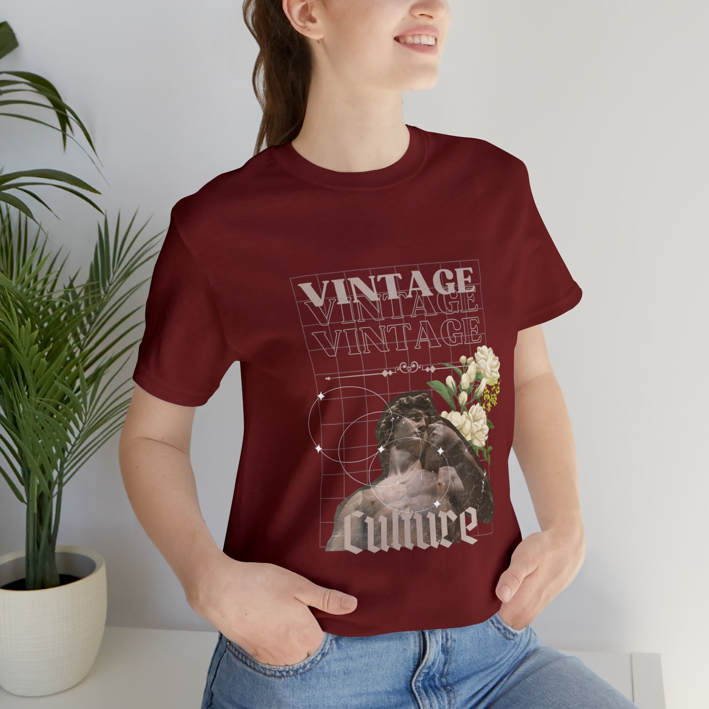 Vintage culture streetwear Unisex Jersey Short Sleeve Tee