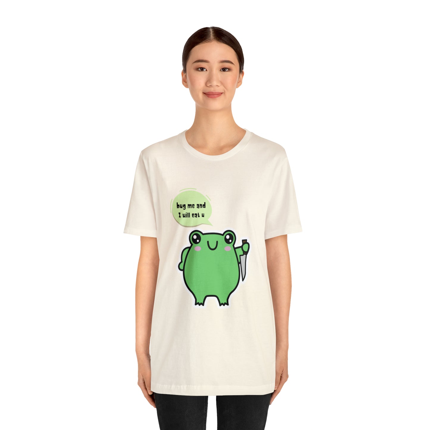 Frog kawaii cute Unisex Jersey Short Sleeve Tee