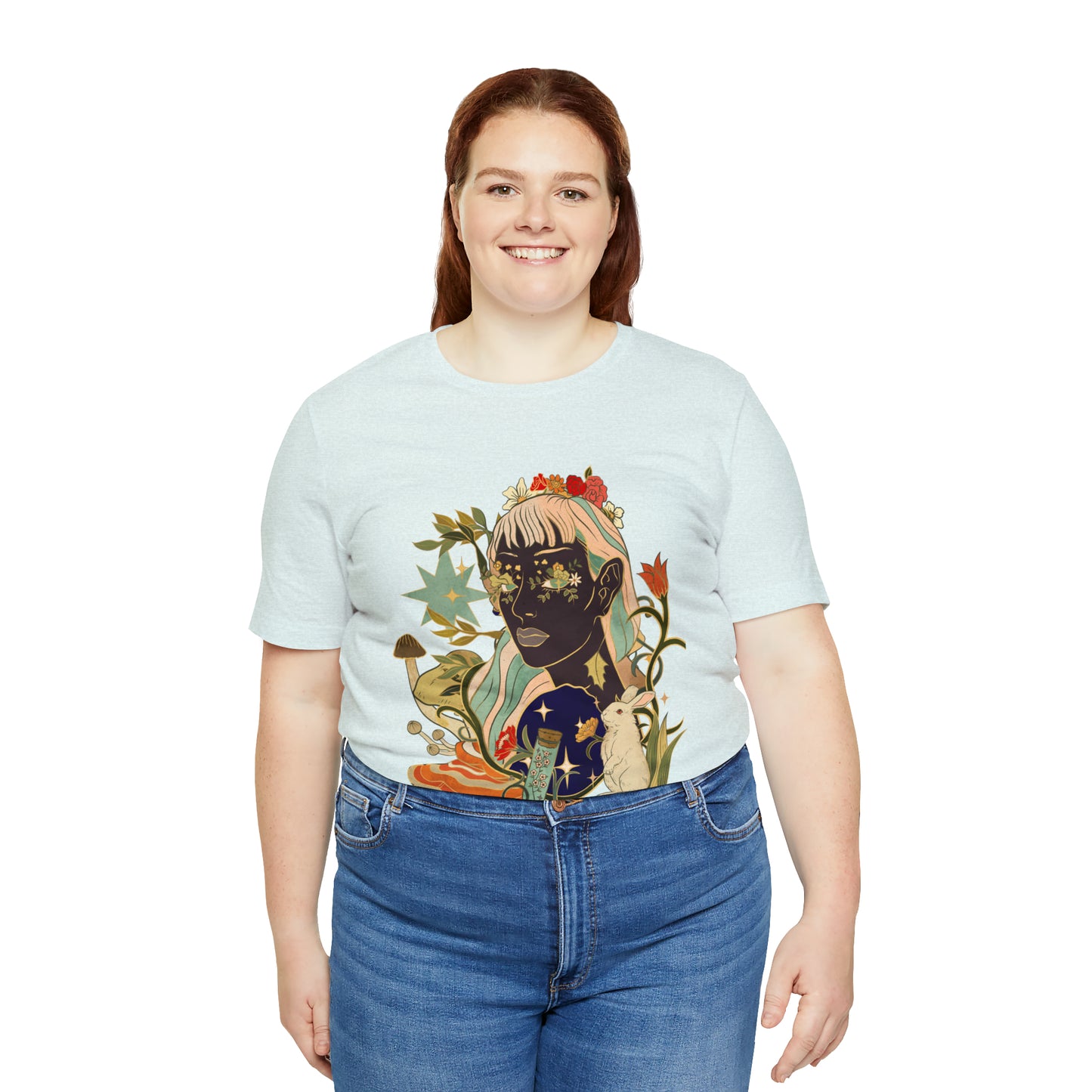 Fairy Vintage cottage Unisex Jersey Short Sleeve Tee