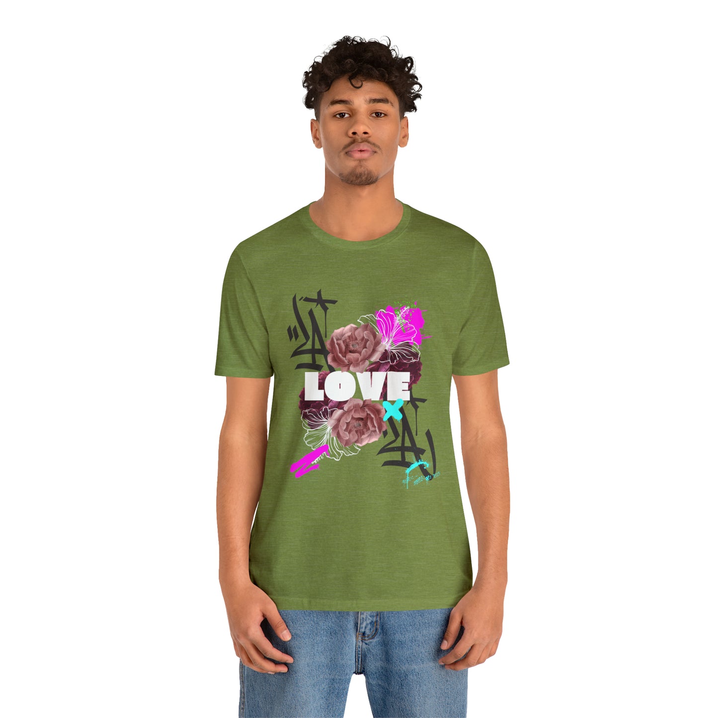 Love Urban streetwear Unisex Jersey Short Sleeve Tee