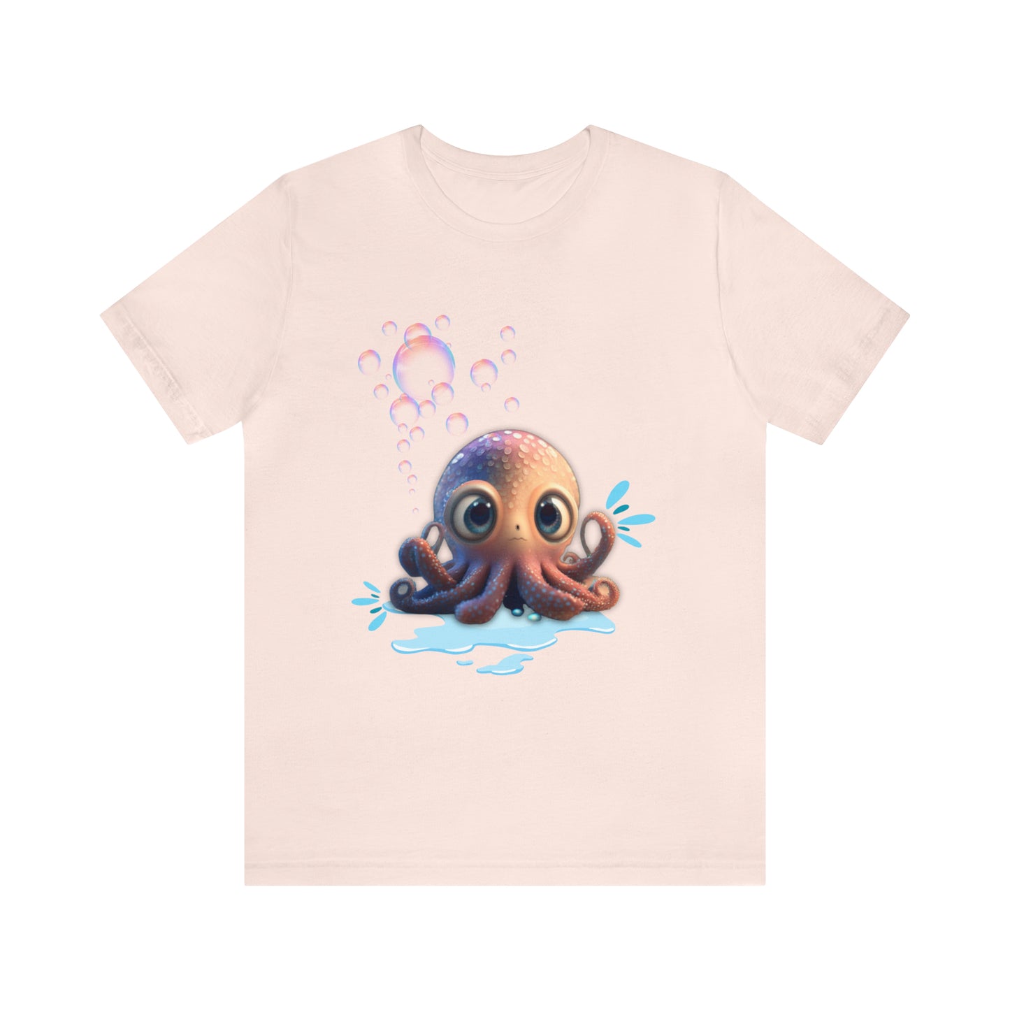 Kawaii Octopus Unisex Jersey Short Sleeve Tee