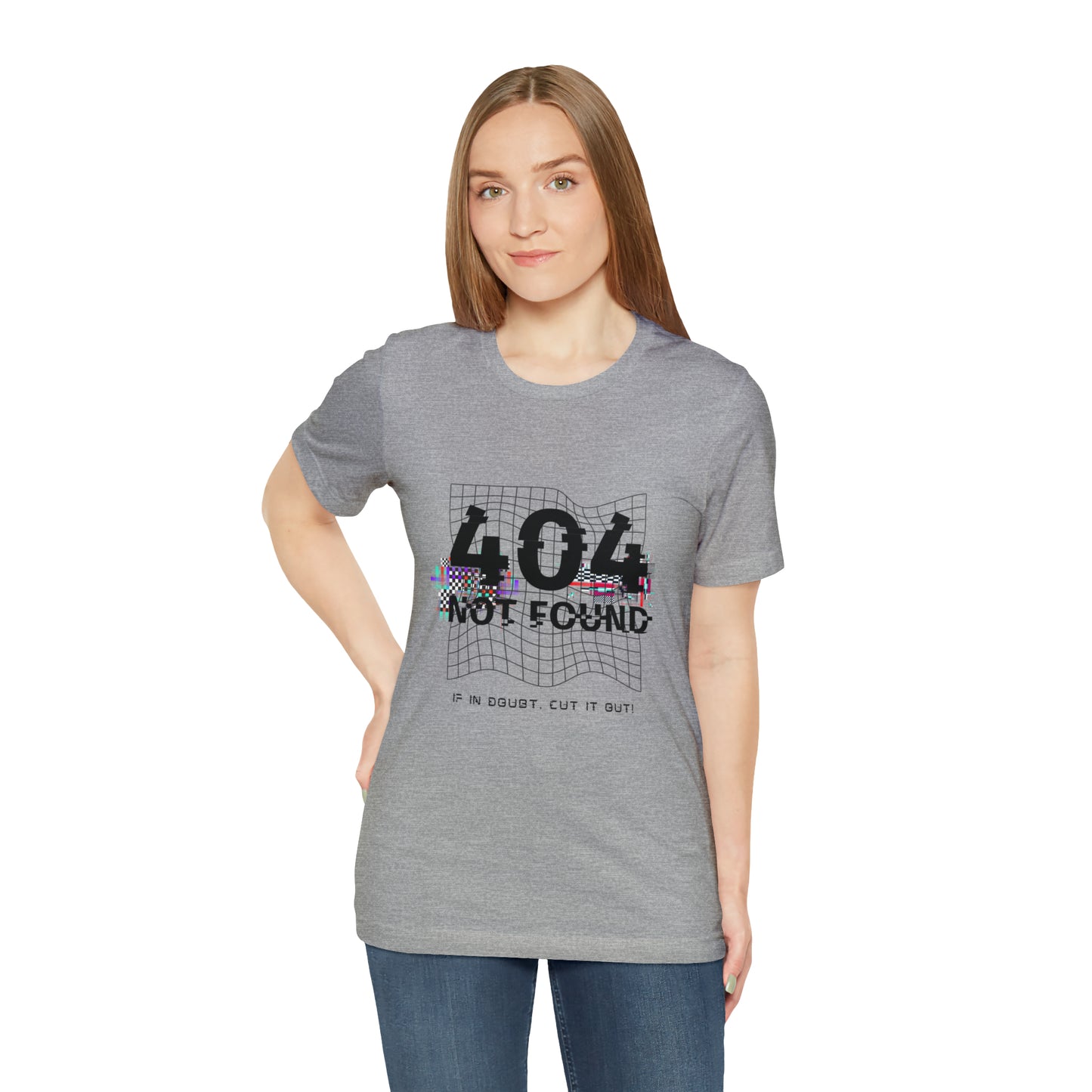 404 Not found Unisex Jersey Short Sleeve Tee