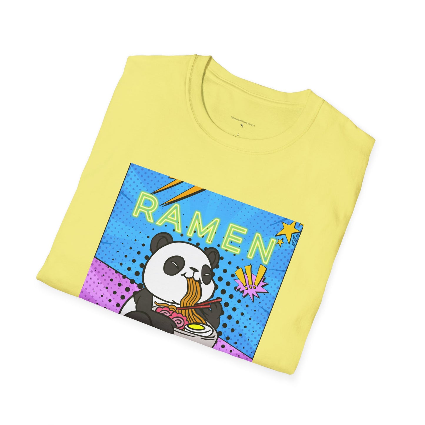 Ramen Panda Unisex Softstyle T-Shirt