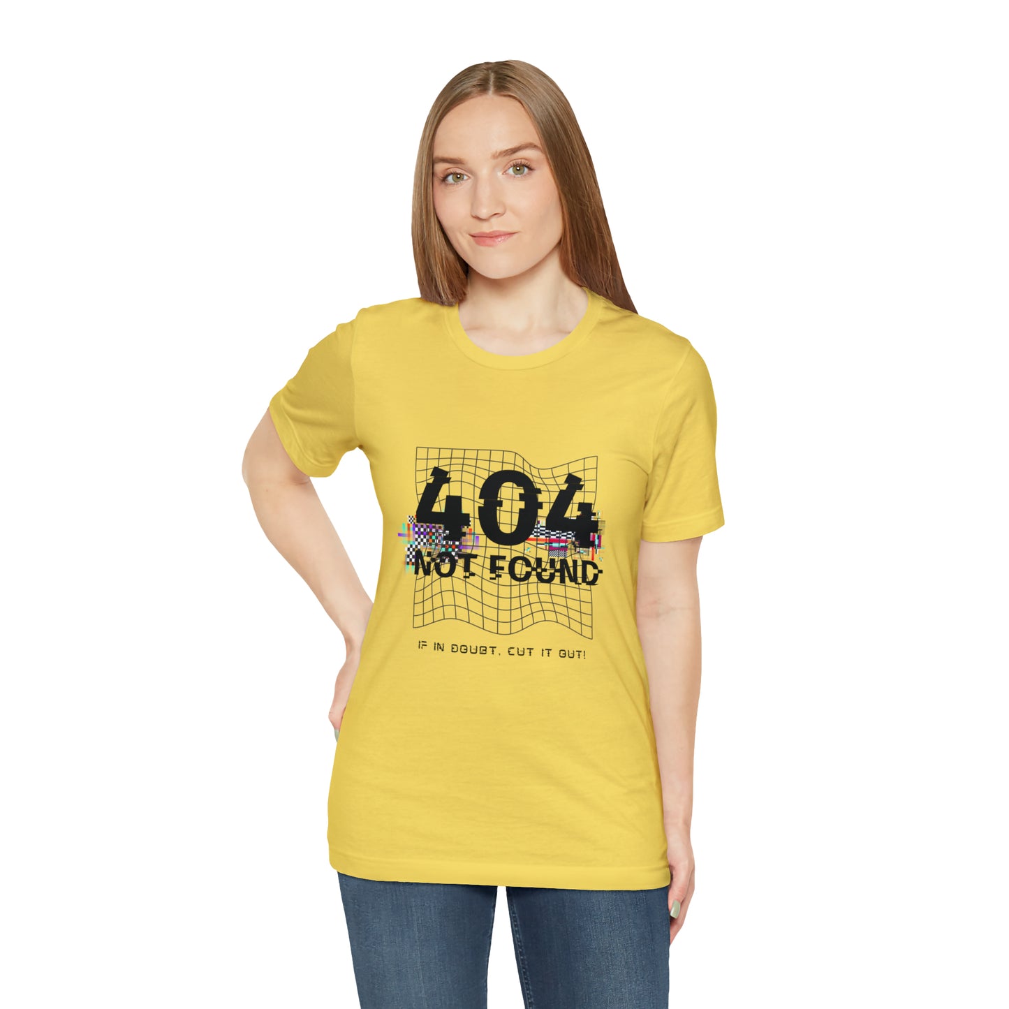 404 Not found Unisex Jersey Short Sleeve Tee