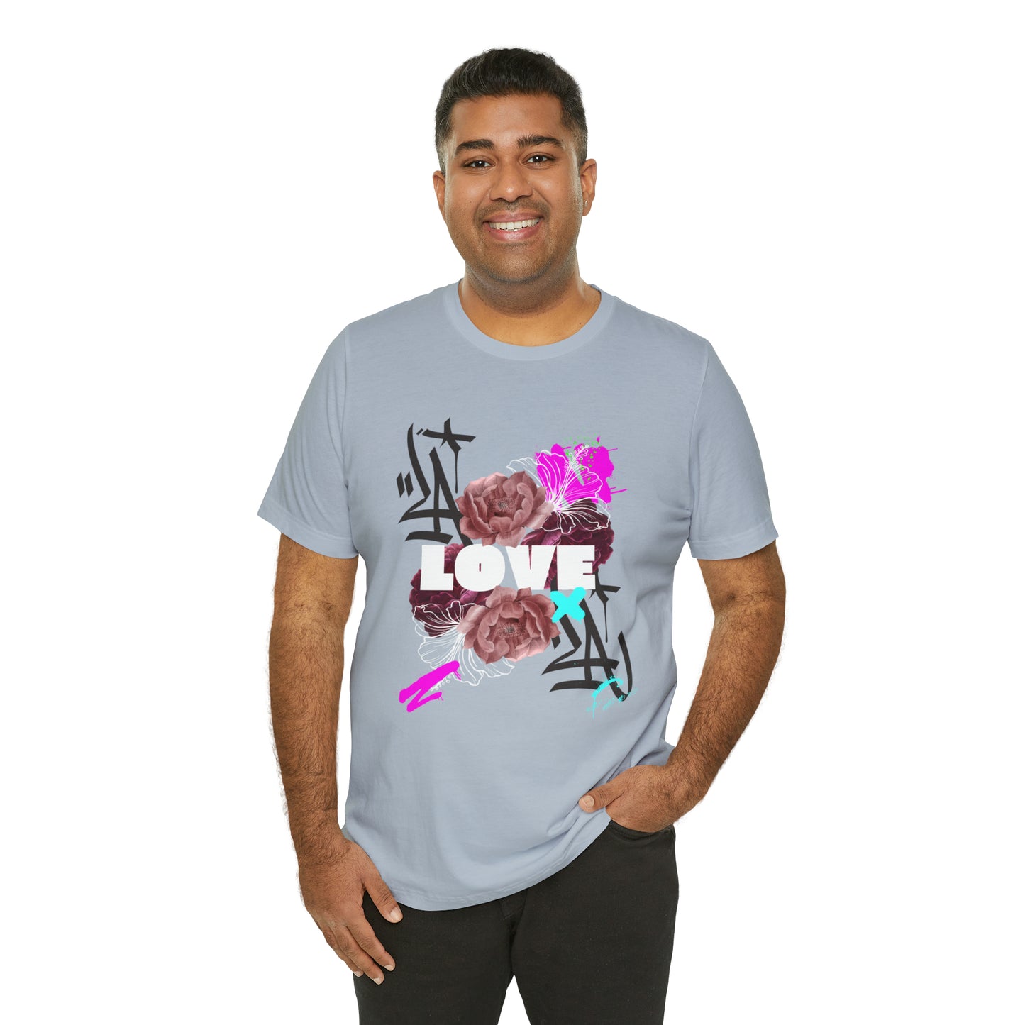 Love Urban streetwear Unisex Jersey Short Sleeve Tee