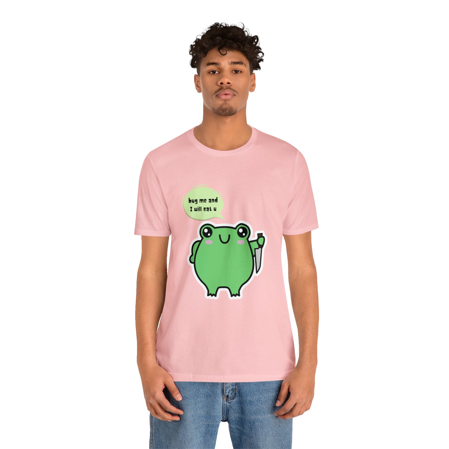 Frog kawaii cute Unisex Jersey Short Sleeve Tee