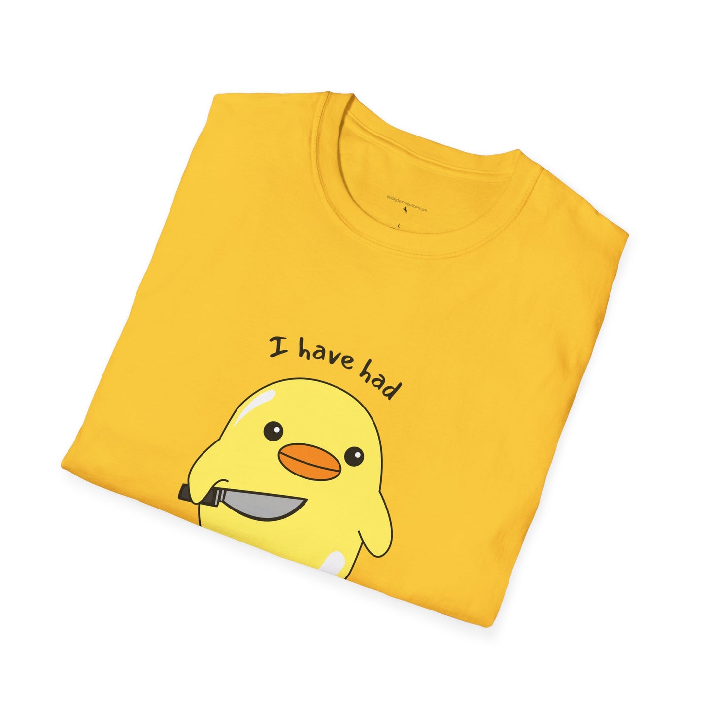 Cute Angry Chick Unisex Softstyle T-Shirt