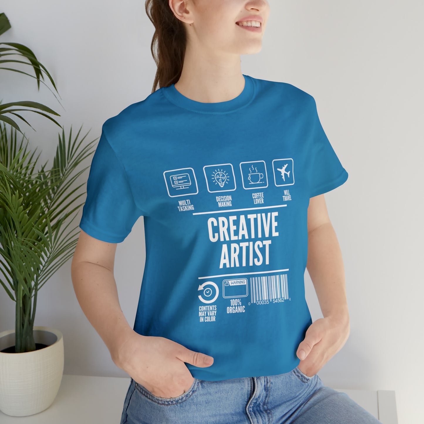 Creative Artist urban streetwear Unisex Jersey Short Sleeve Tee