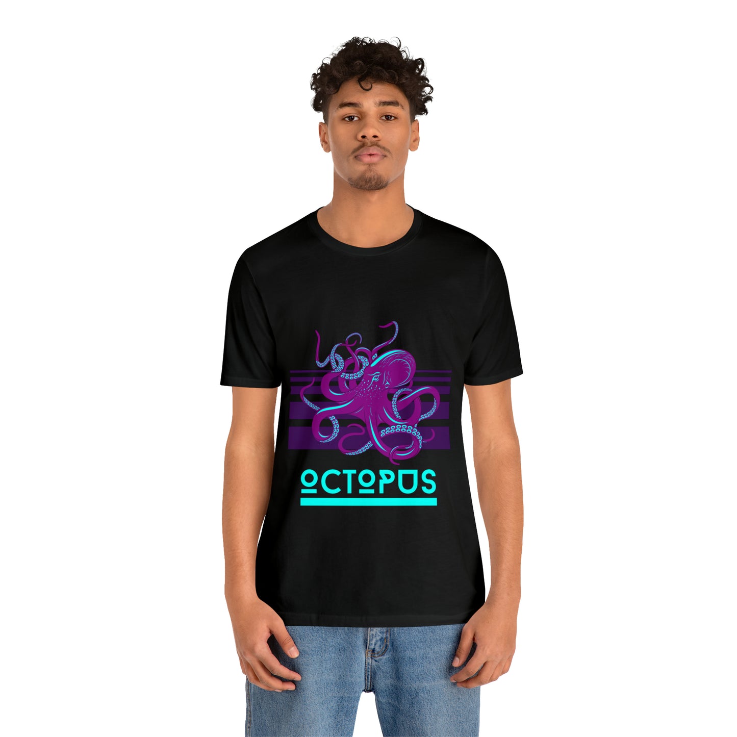 Octopus retro Unisex Jersey Short Sleeve Tee